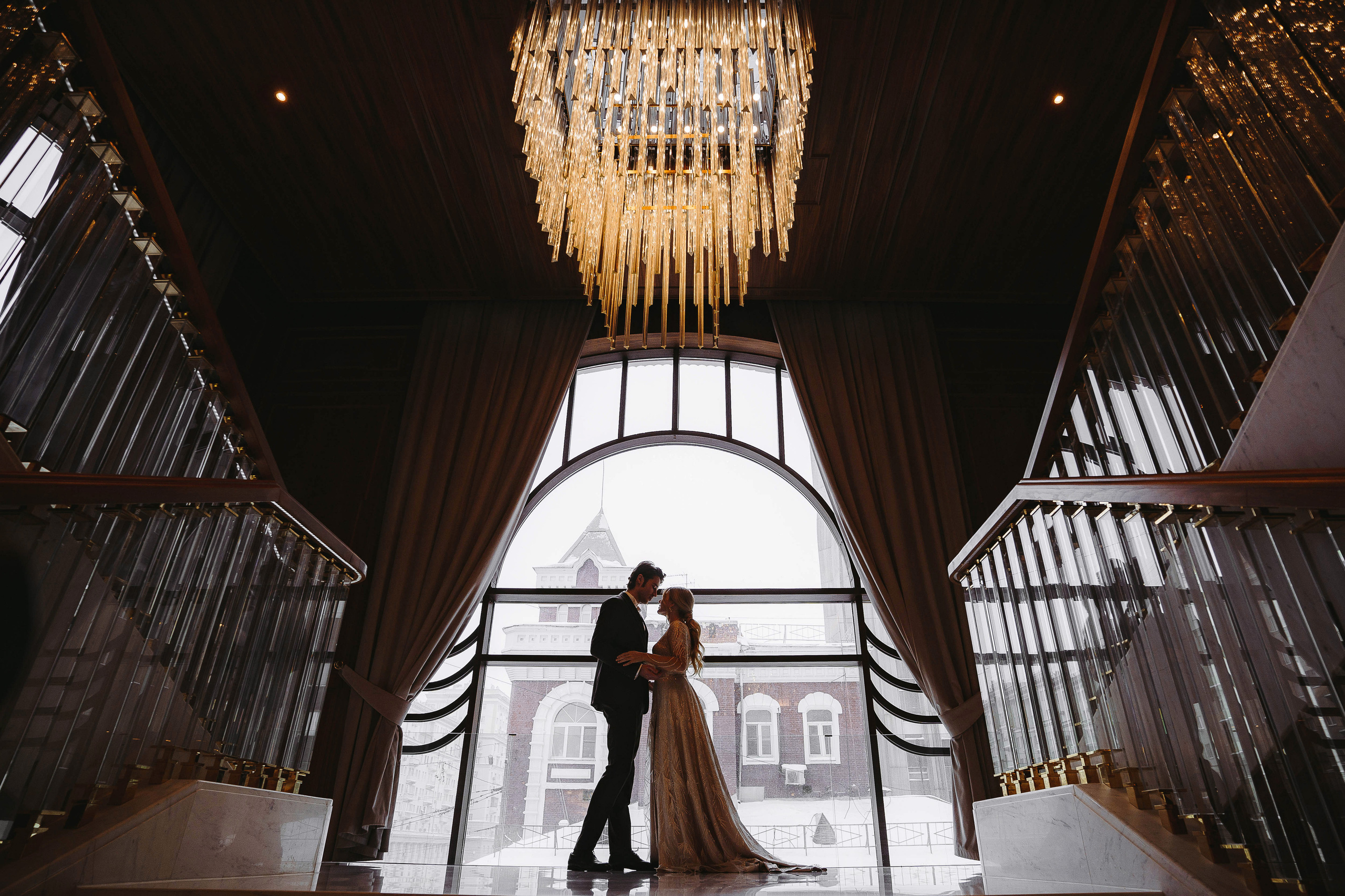 Свадебная фотосессия в отеле Marriott Imperial Plaza Москва