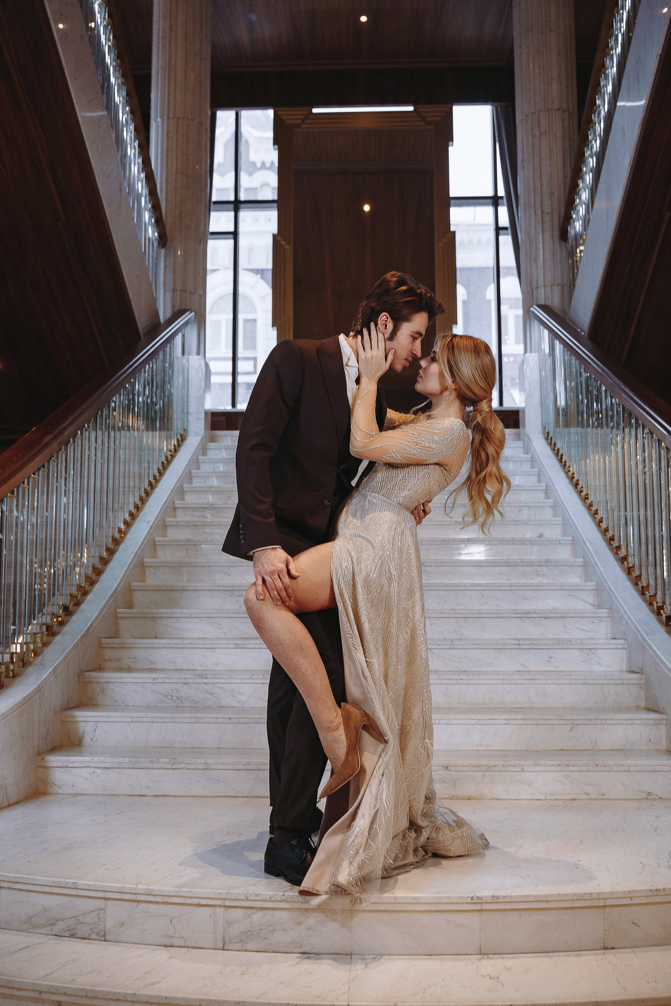 Свадебная фотосессия в отеле Marriott Imperial Plaza Москва