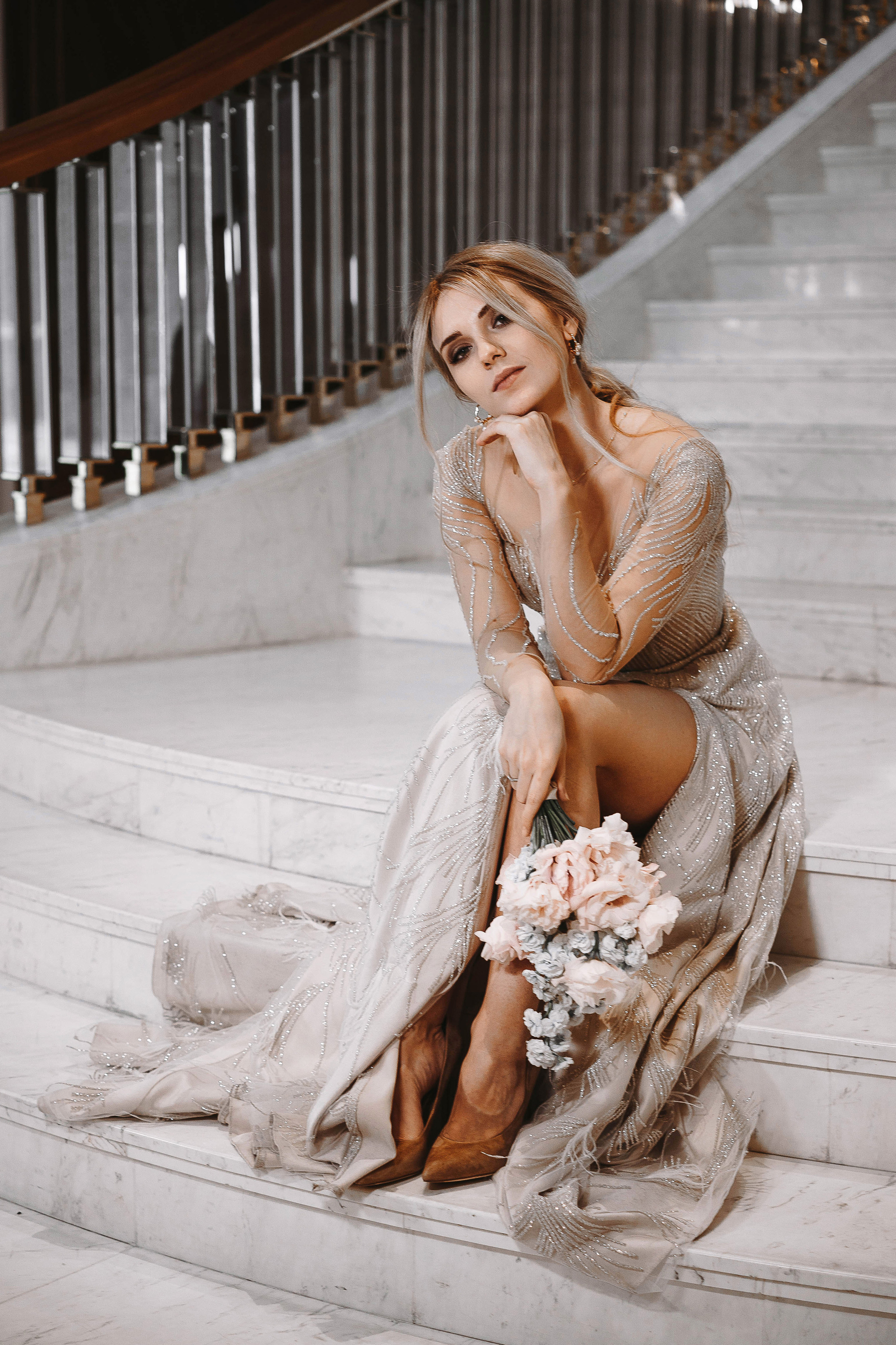 Свадебная фотосессия в отеле Marriott Imperial Plaza Москва