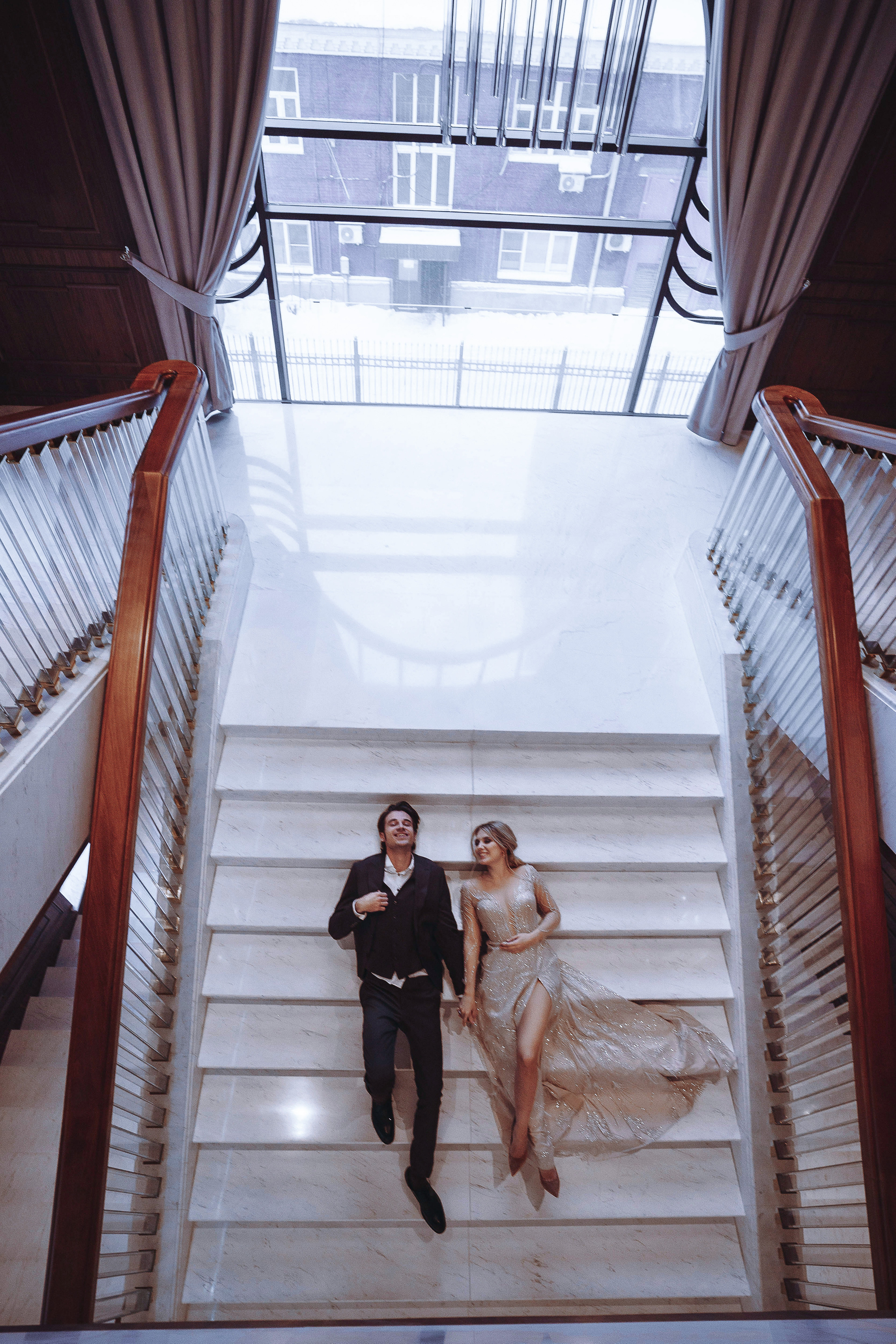 Свадебная фотосессия в отеле Marriott Imperial Plaza Москва