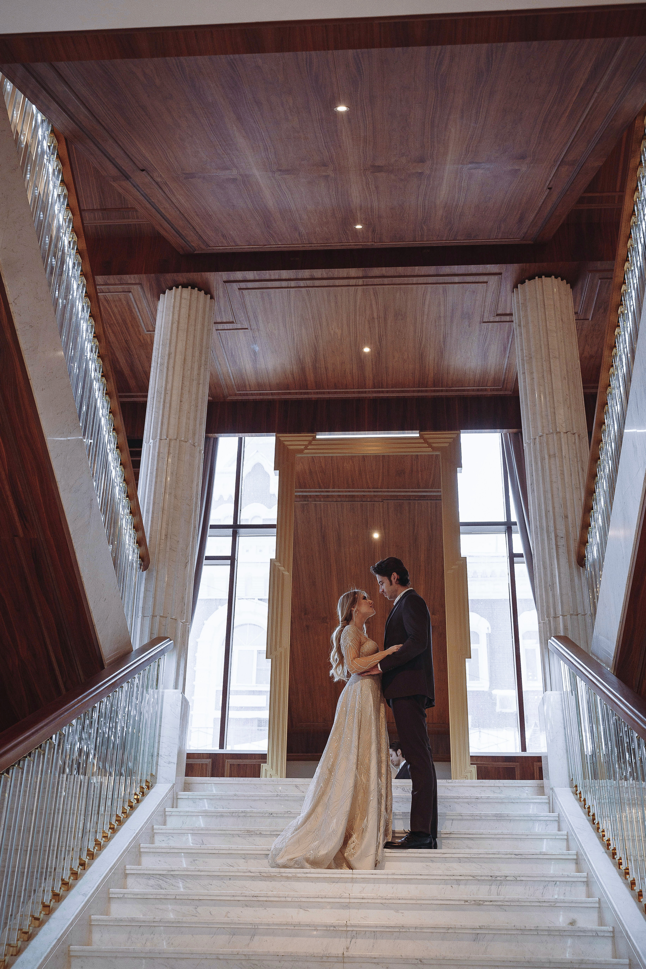 Свадебная фотосессия в отеле Marriott Imperial Plaza Москва