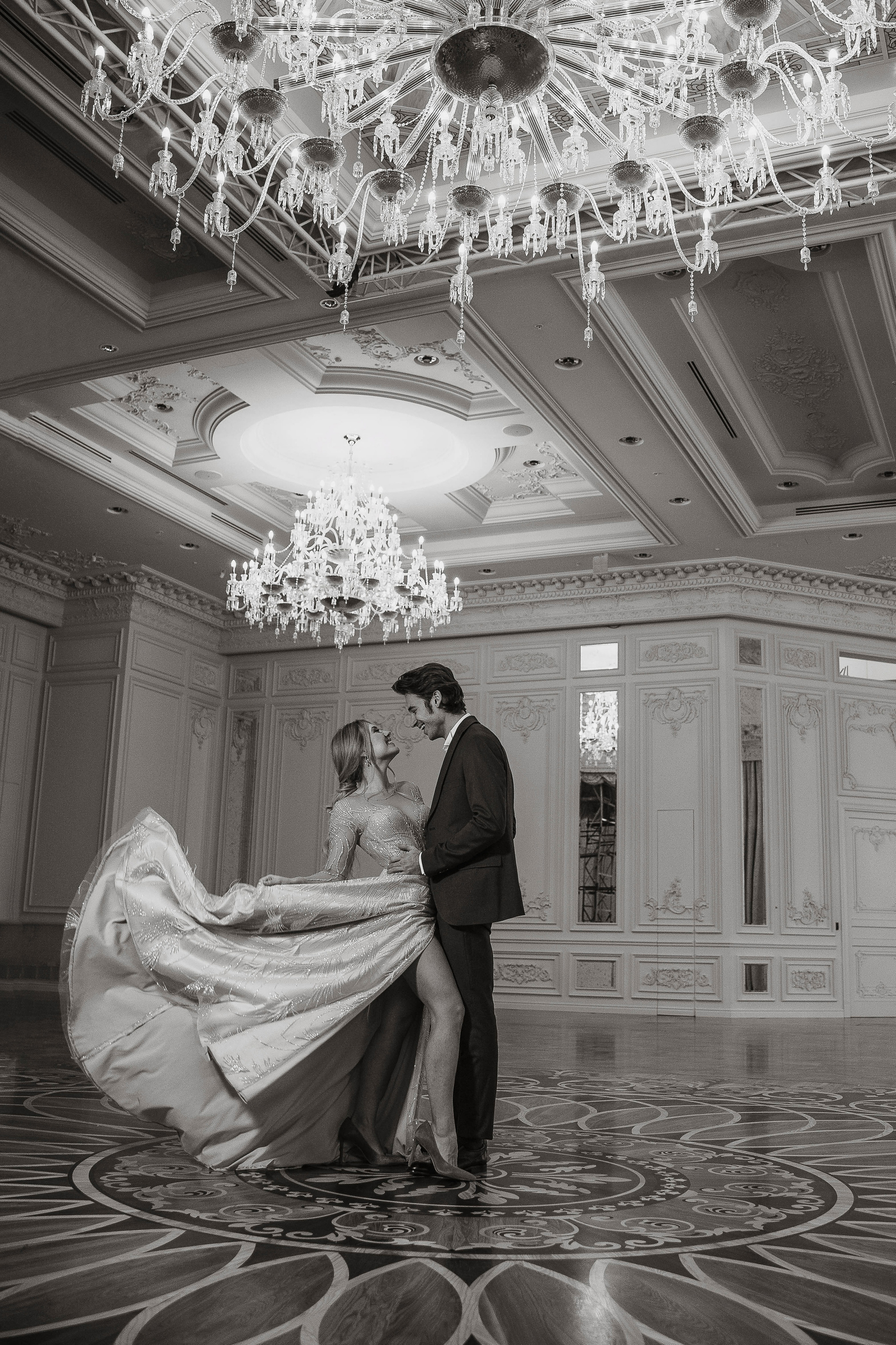 Свадебная фотосессия в отеле Marriott Imperial Plaza Москва