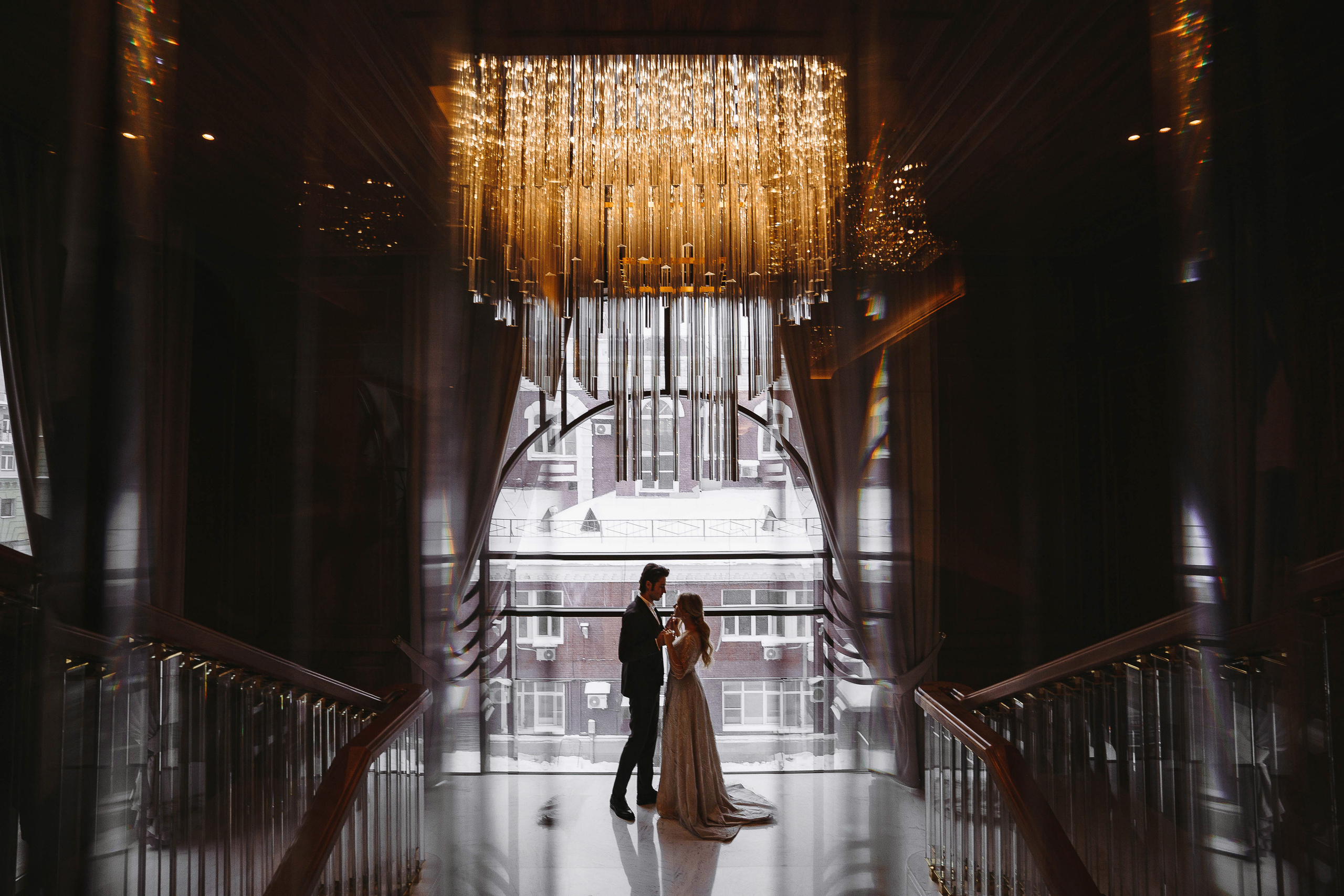 Свадебная фотосессия в отеле Marriott Imperial Plaza Москва