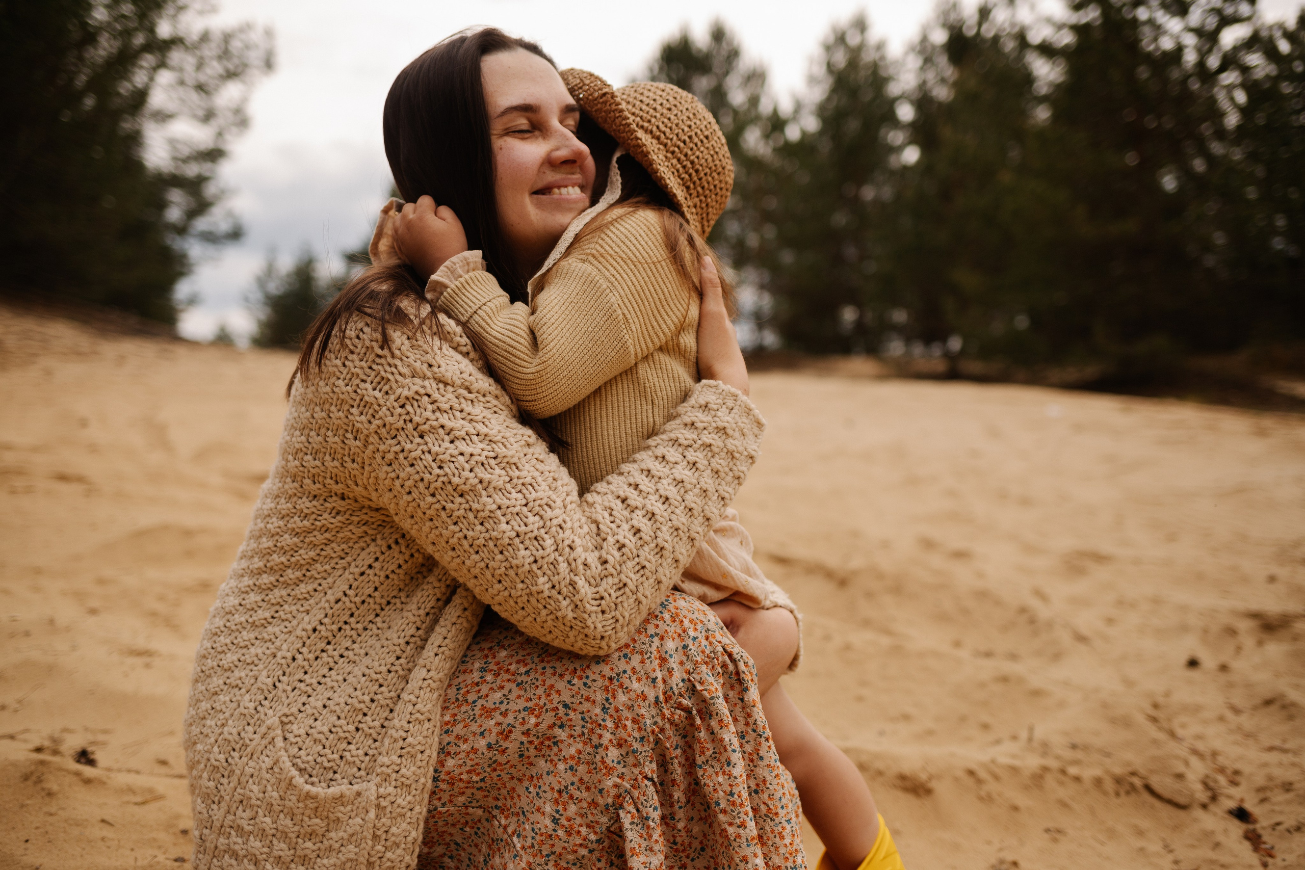 Лес и песок. Семейный фотограф Юлия Клишина