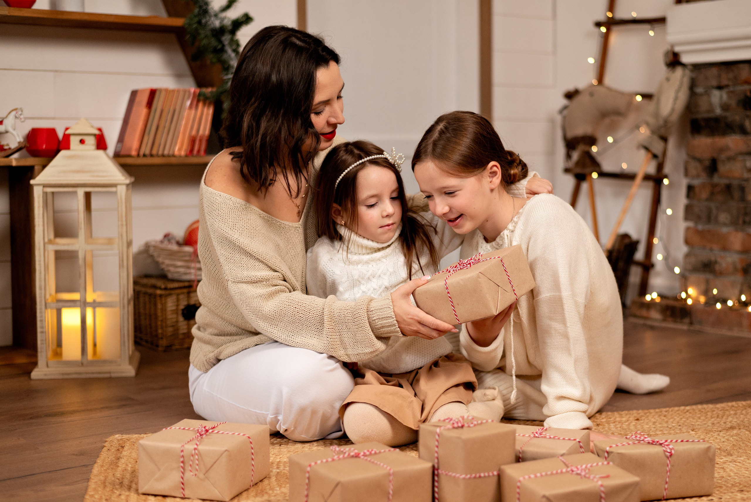 Семейная новогодняя фотосессия