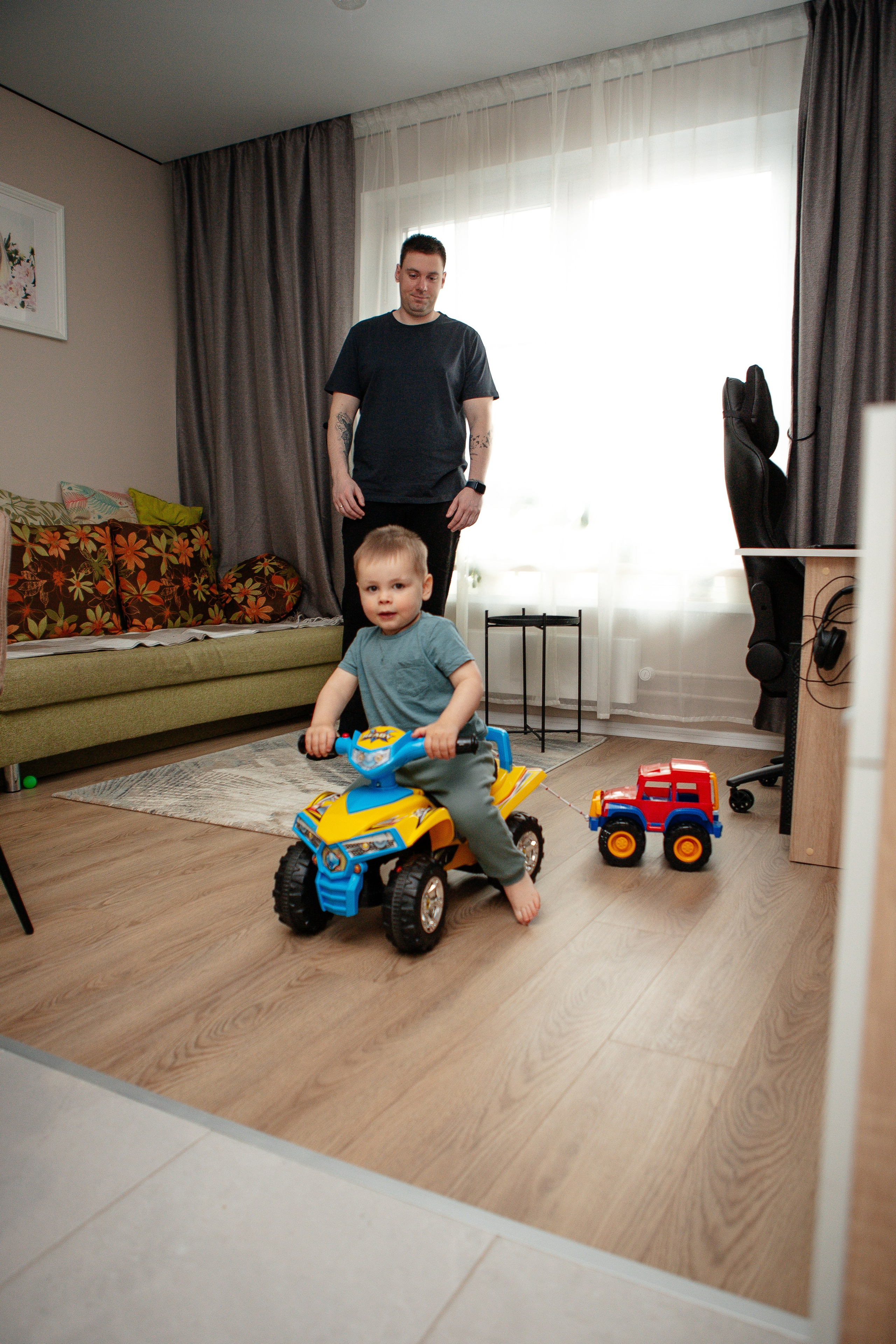 Роман и его семья. Семейный и детский фотограф в Москве Александра Мак