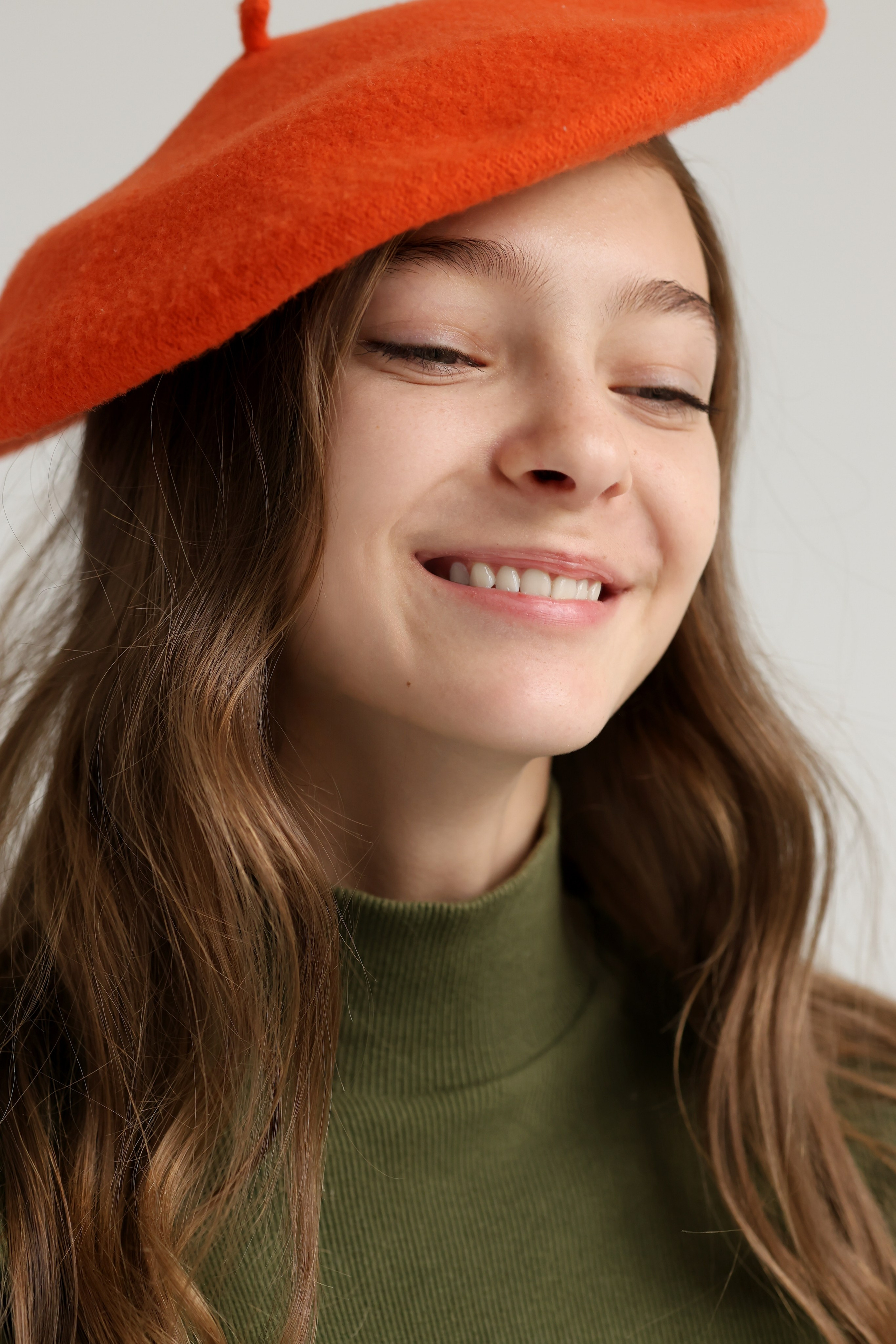 модельные тесты на циклораме при дневном освещении 