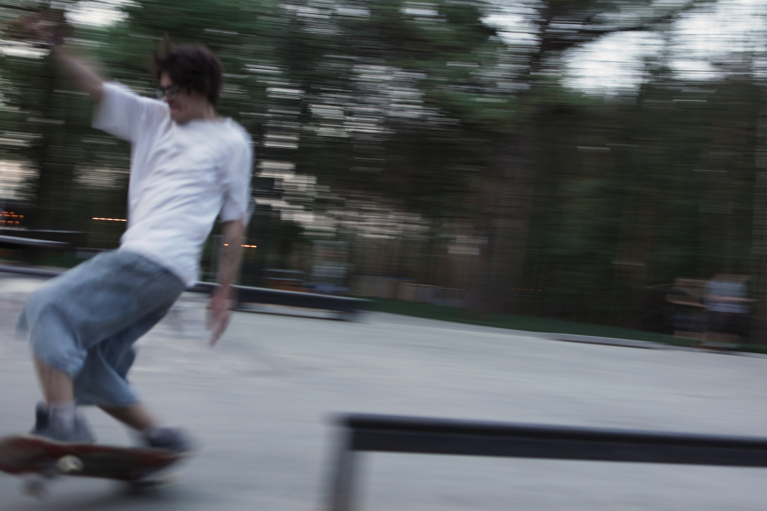 Blue hour in a skatepark. Фотограф Антонина Гудкова