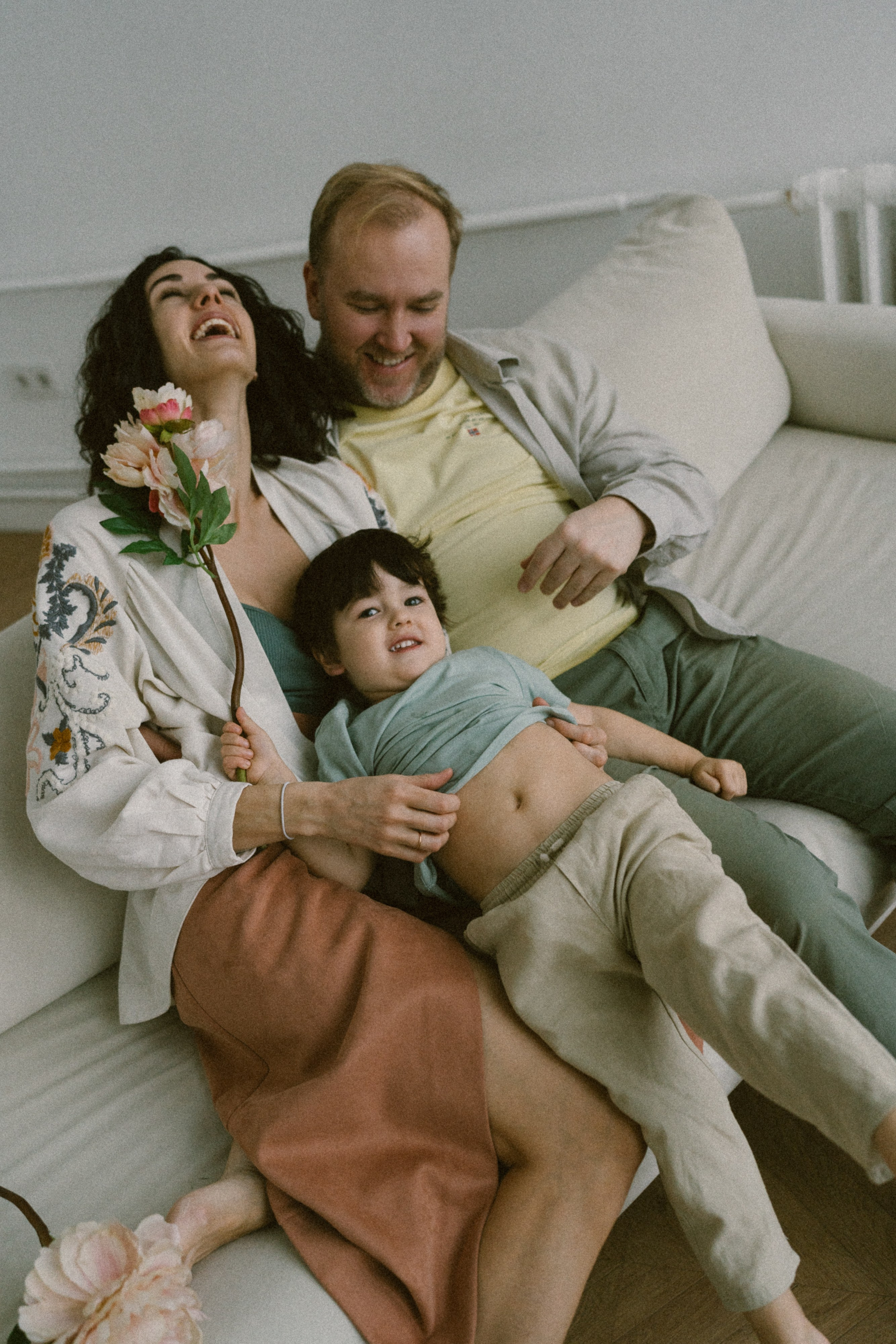 Семья.Снег.Смех. Семейный фотограф в Санкт-Петербурге Виталия Белова