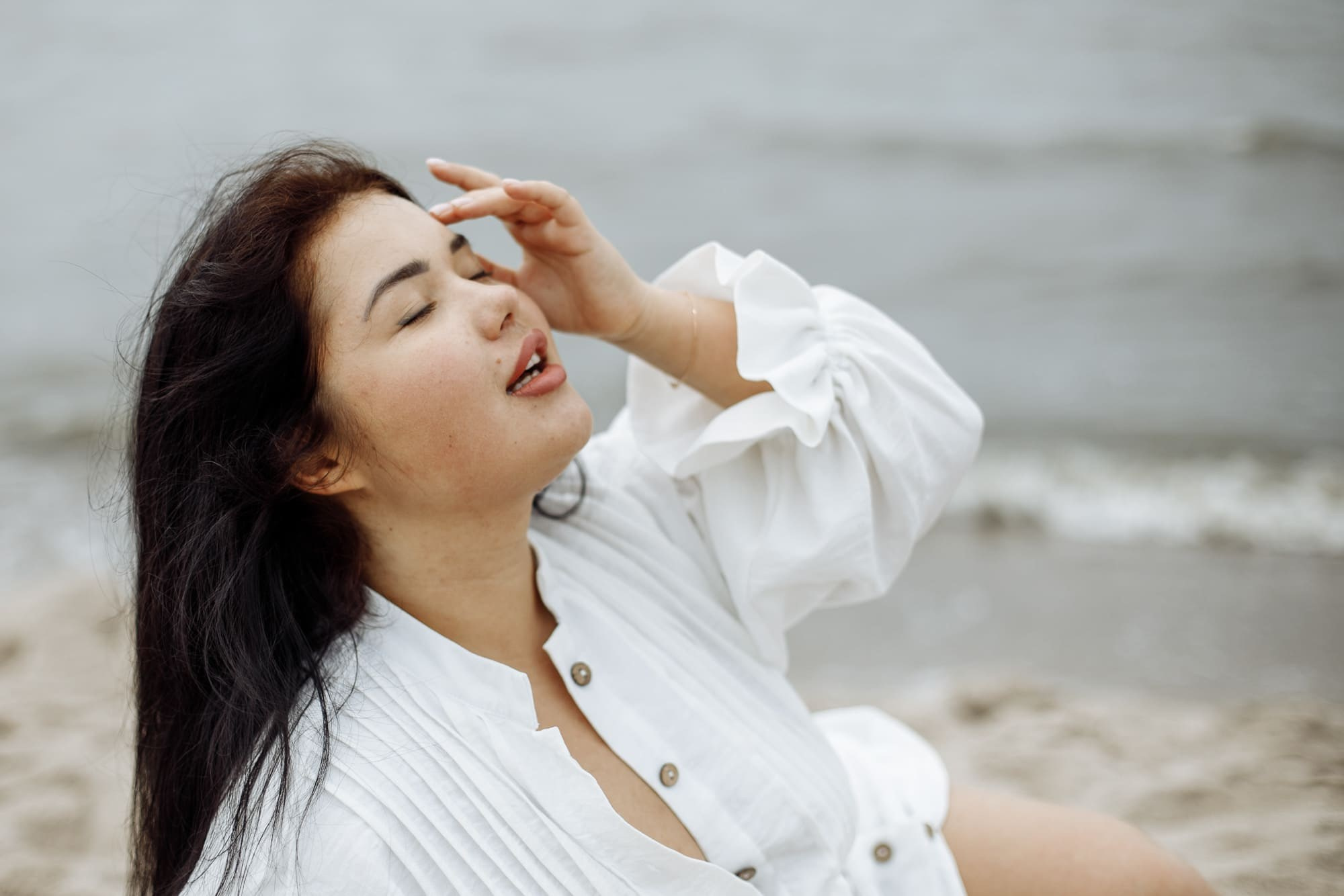 Фотосессия на заливе. Юлия Лисняк, контент-фотограф в Санкт-Петербурге