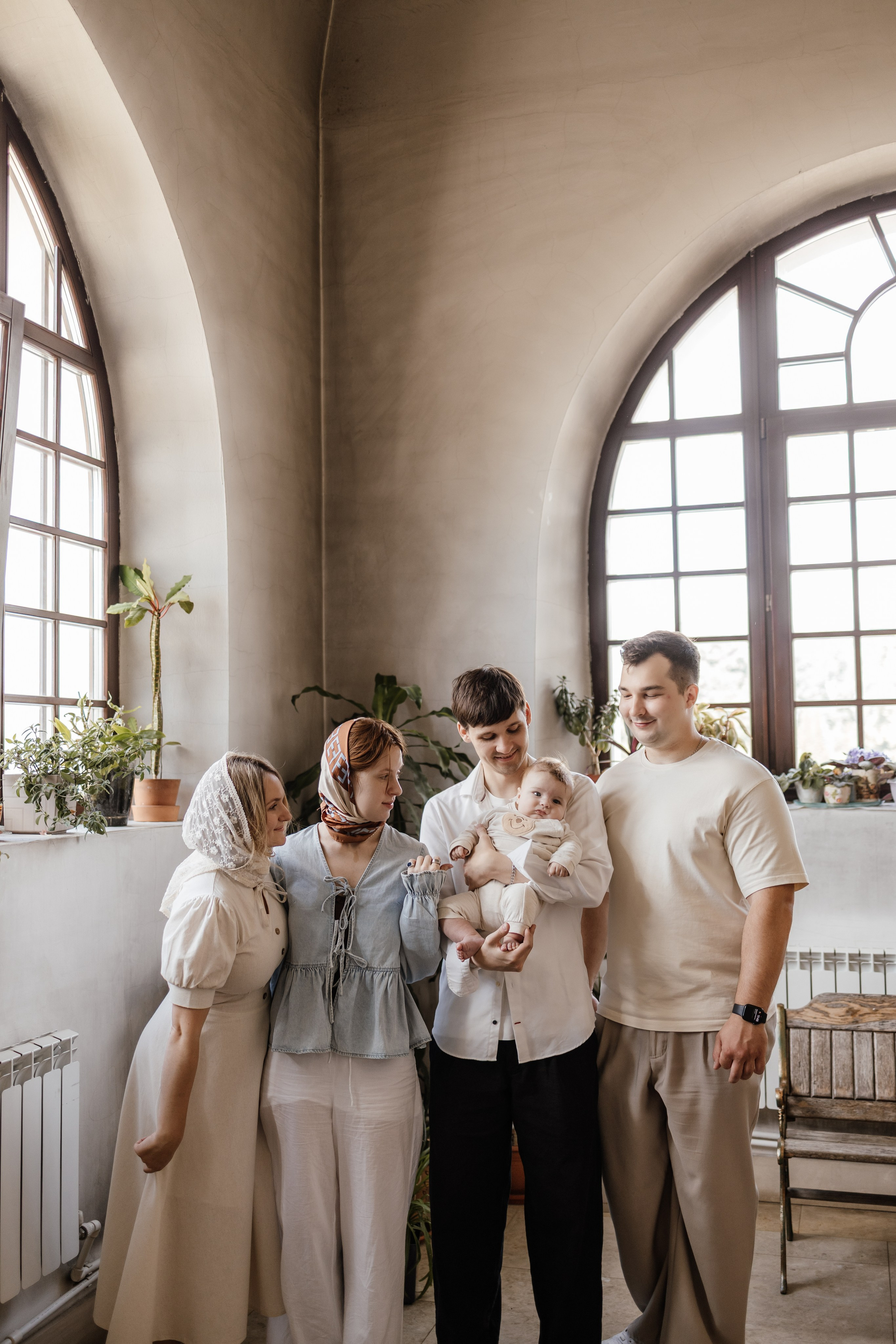 Таинство Крещения Саши. Фотограф новорождённых Newborn Москва