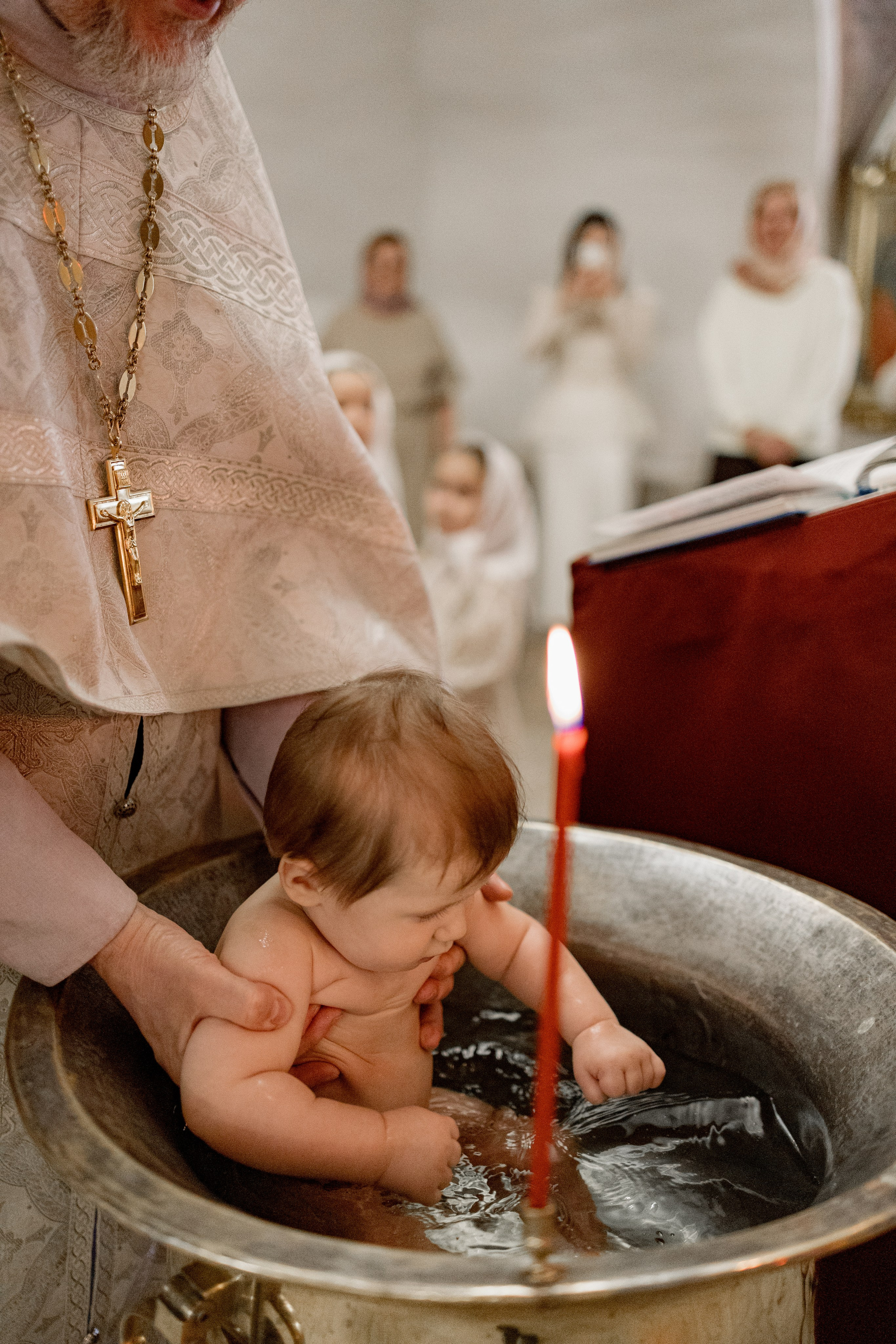 Таинство Крещения Макара. Фотограф новорождённых Newborn Москва