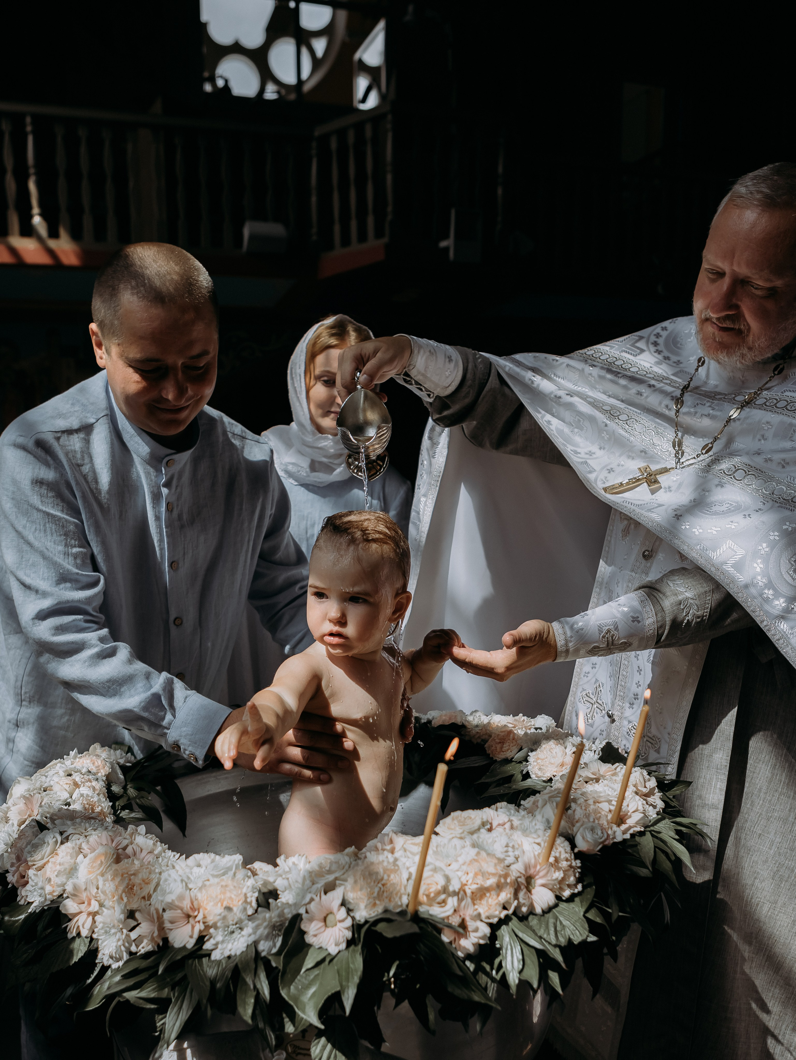 Таинство Крещения Пелагиеи. Фотограф семейный, Венчания Крещения Пятигорск Новопавловск КМВ