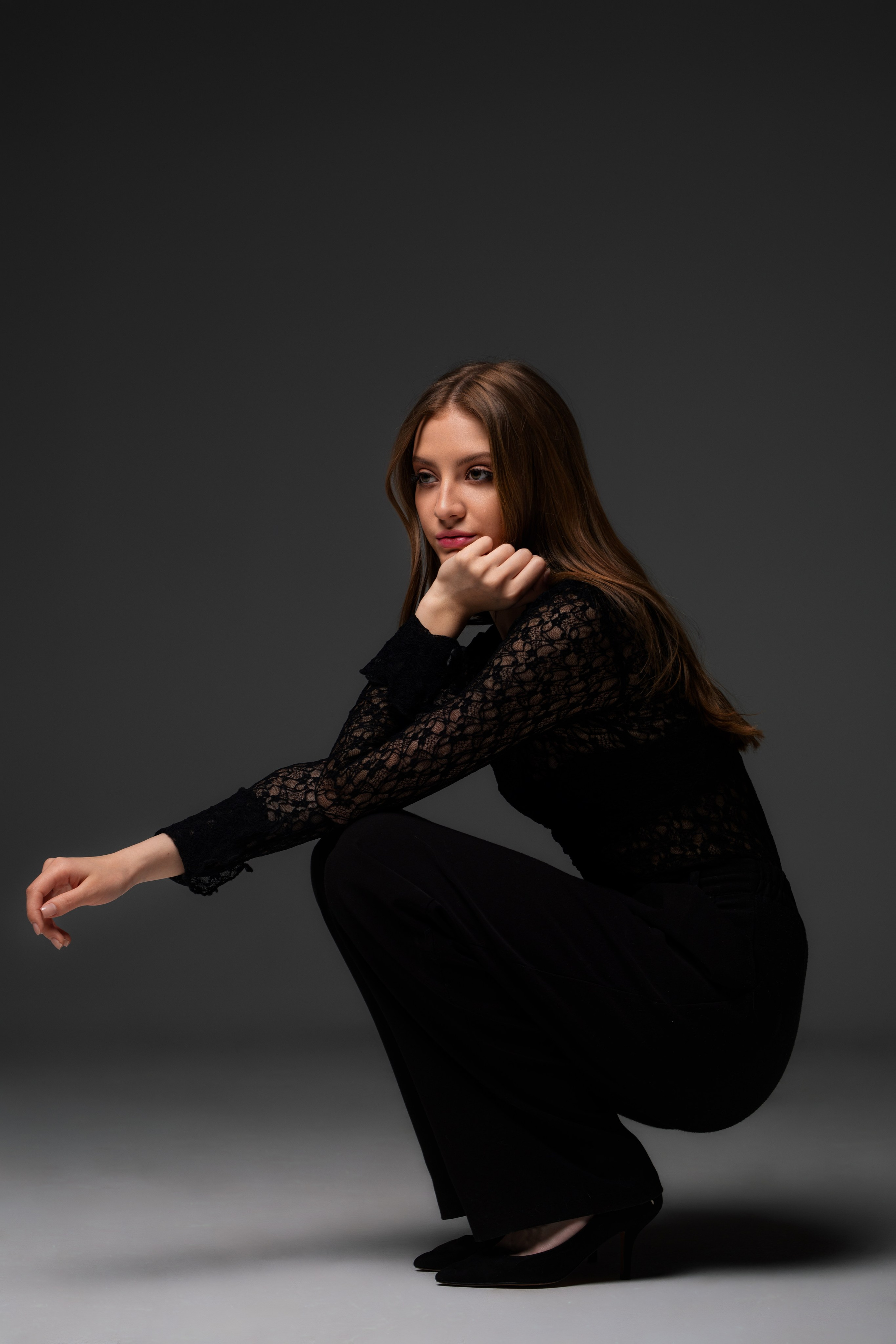 Фотосет с Ангелиной в студии на циклораме в формате для «себя»