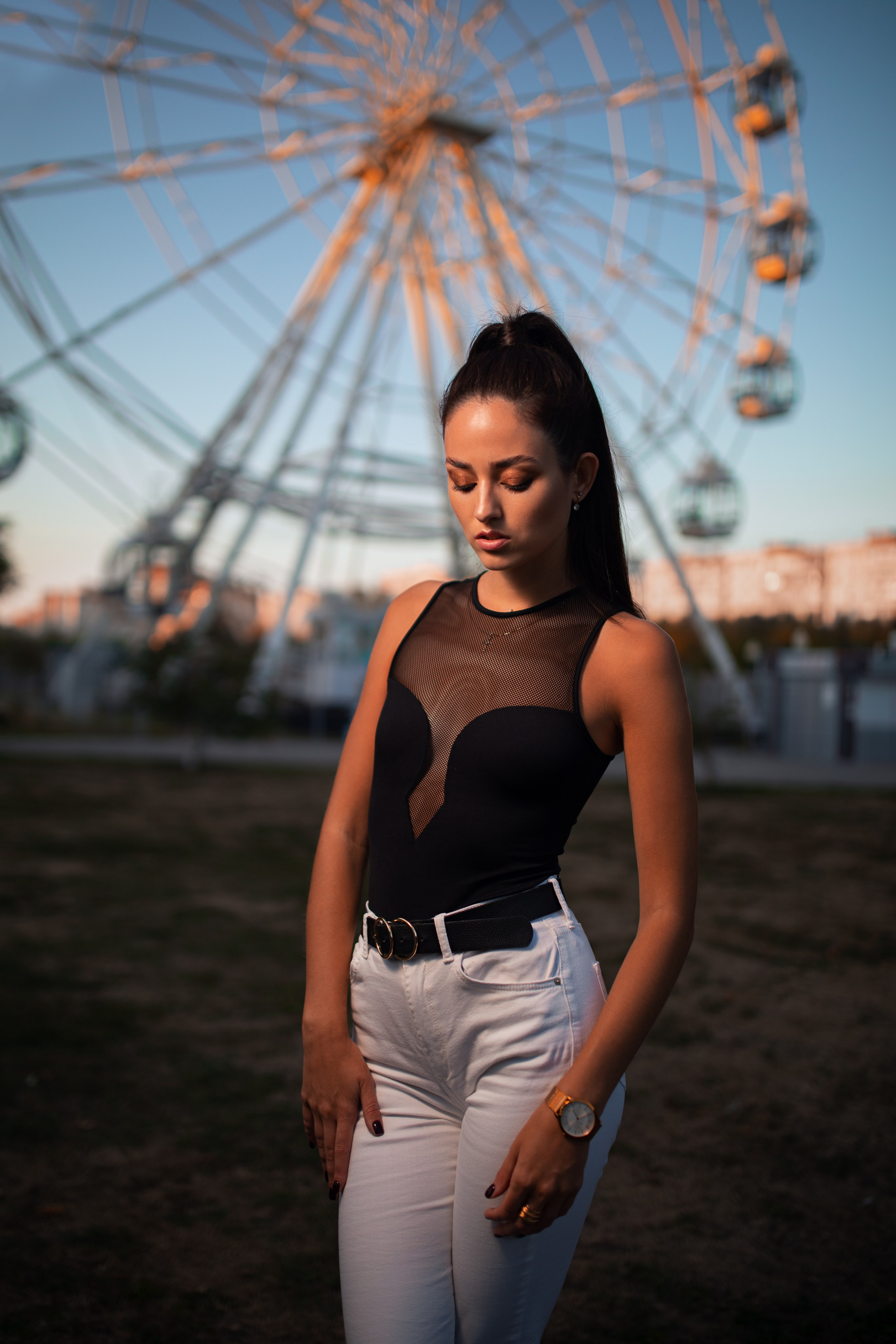 Вечерняя съемка с Екатериной в парке Арена в Воронеже для «себя»