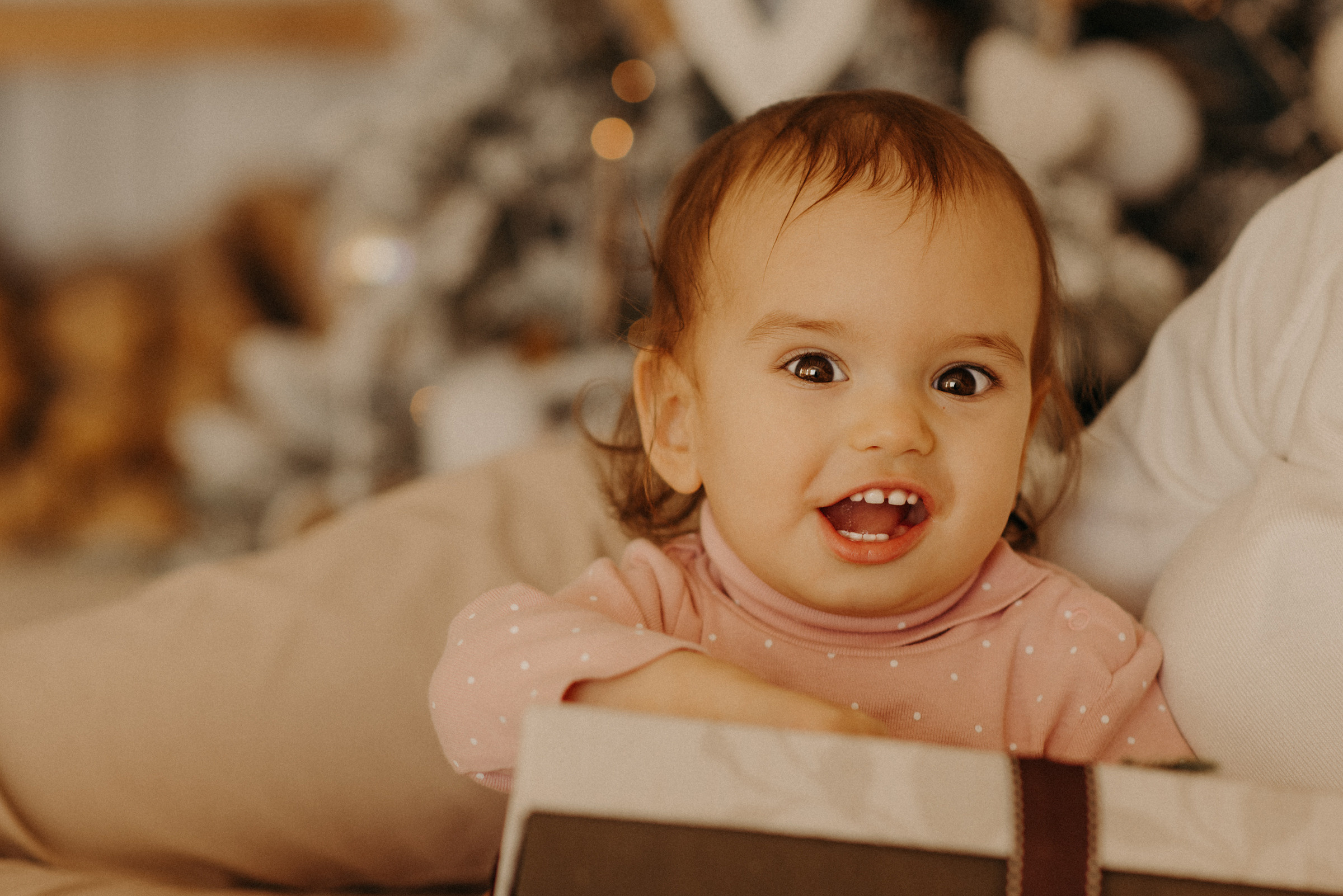 семейная новогодняя фотосессия в студии