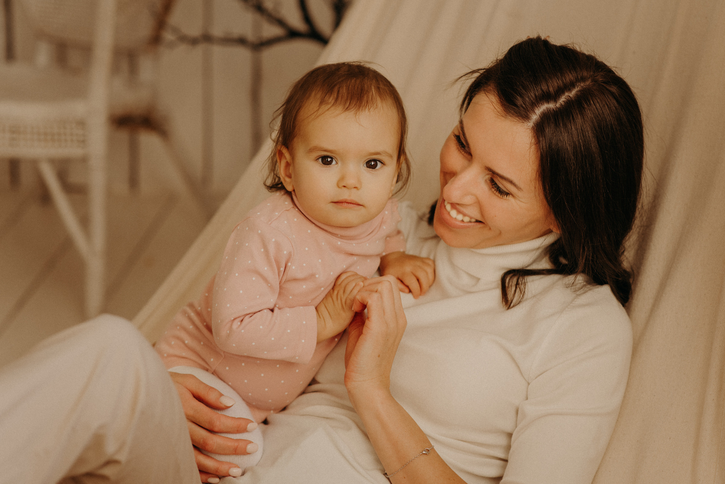 семейная новогодняя фотосессия в студии