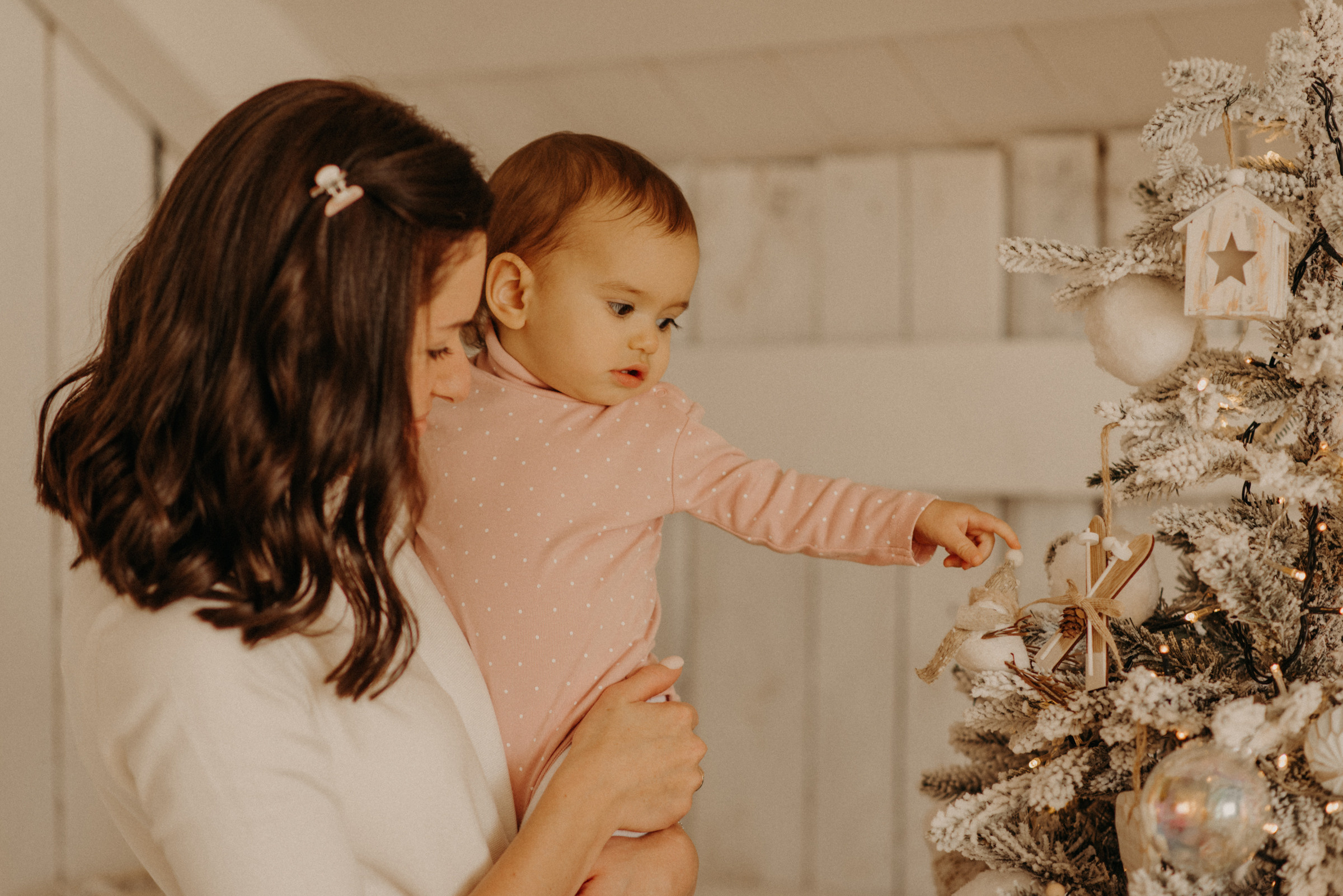 семейная новогодняя фотосессия в студии