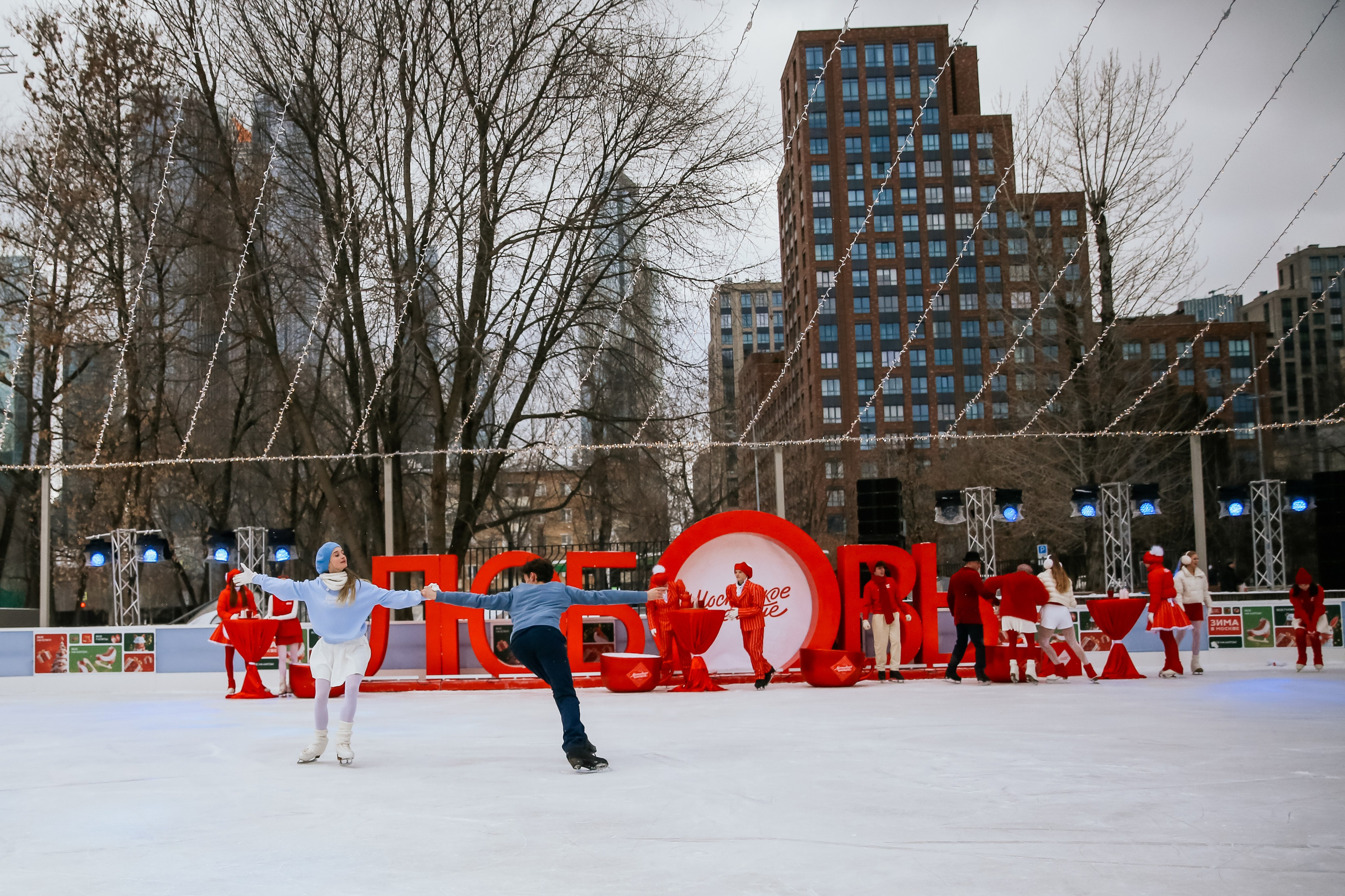 Ледовое шоу Сити каток Московское Чаепитие. Фотограф и видеограф Анна Домашенко