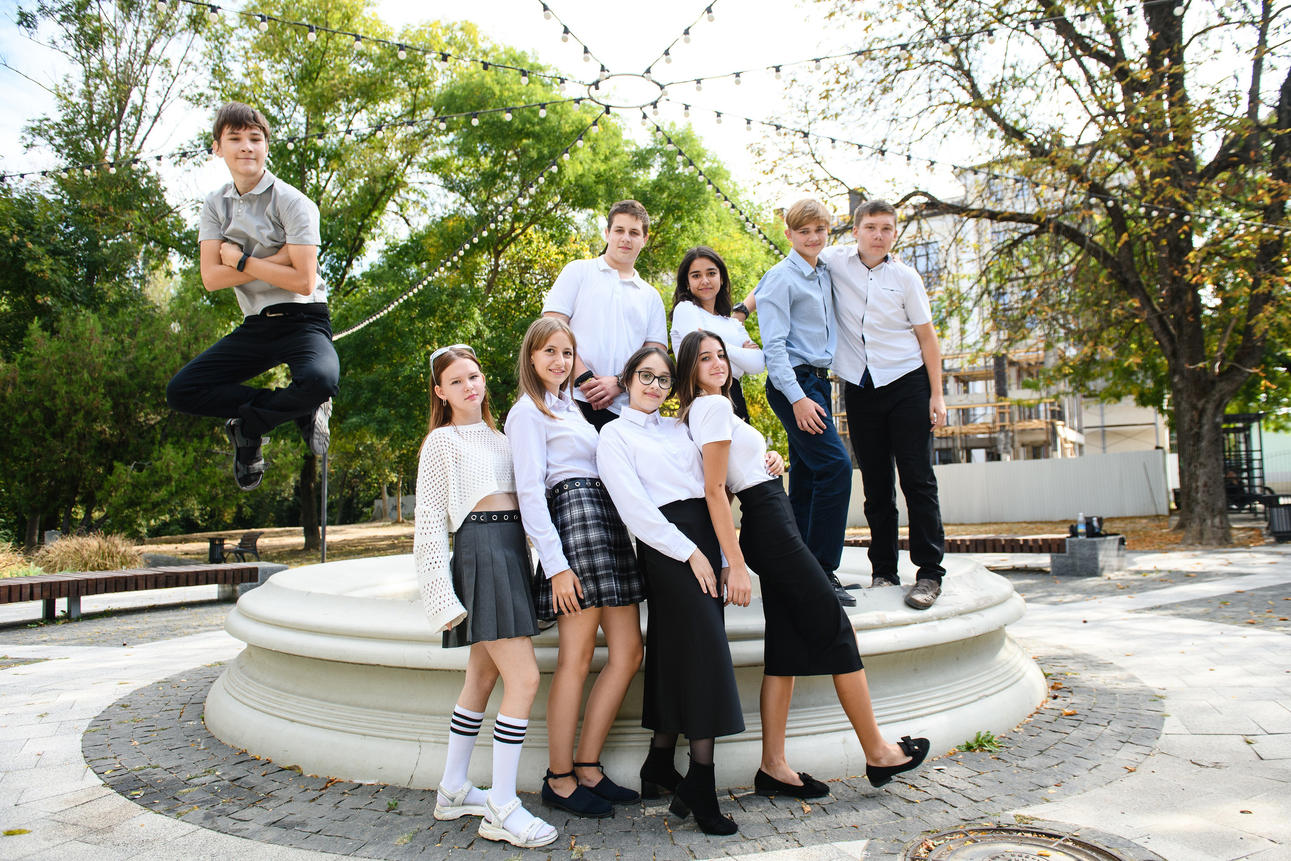 Осенняя прогулка 9 класс. Фотограф Ирина Сахарчук Выпускные альбомы для детского сада и школы