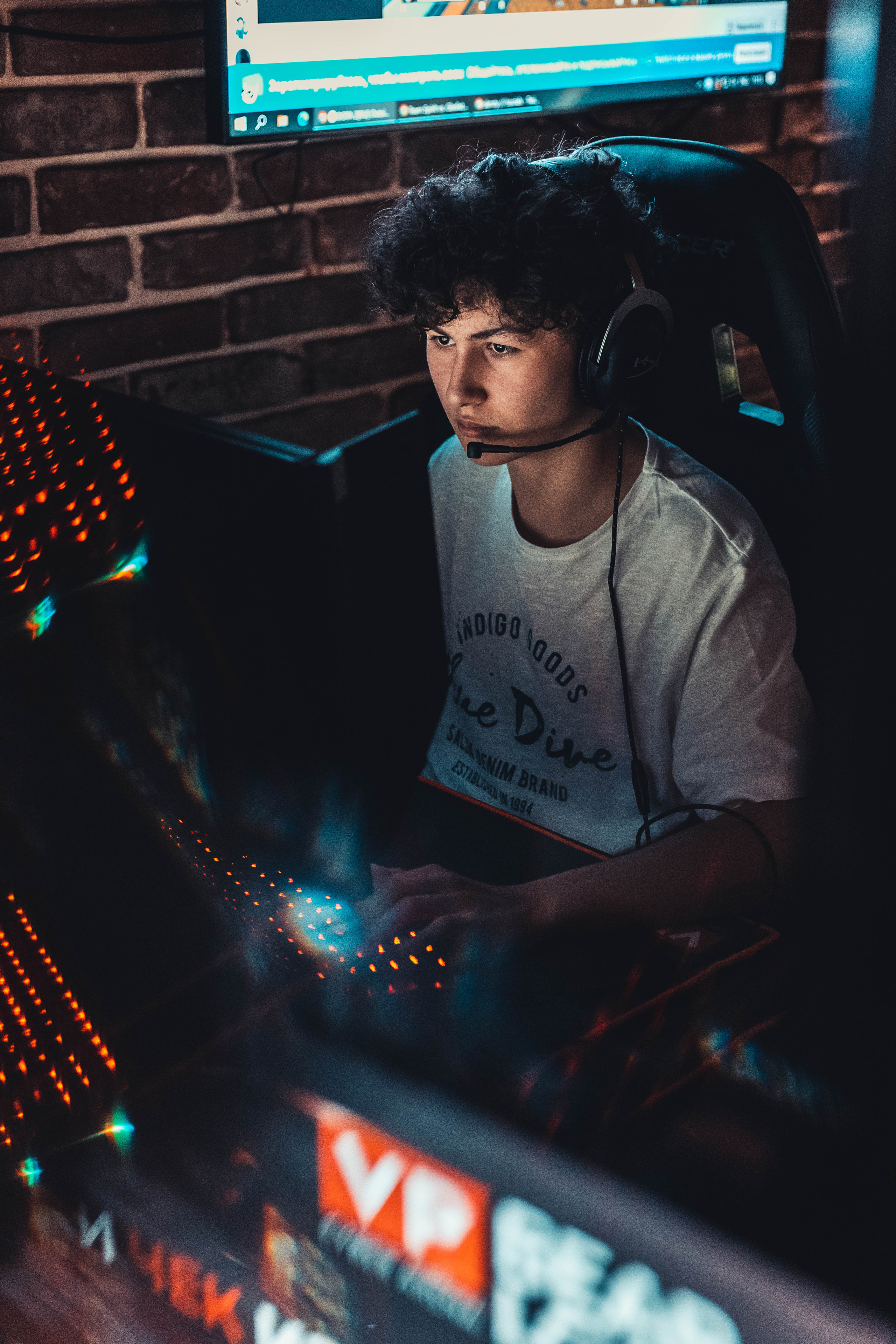 Соревнования по киберспорту среди школьников. Портретный и репортажный фотограф в Москве Katerina Tesla