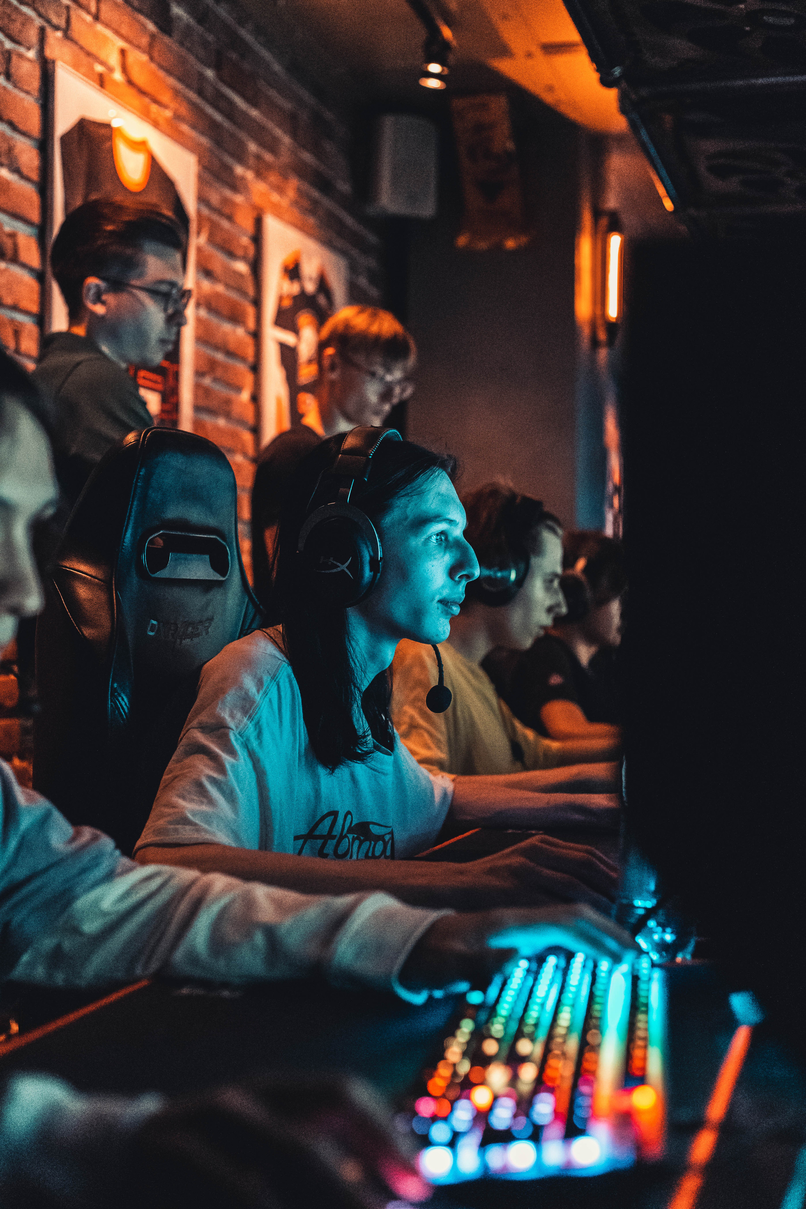 Соревнования по киберспорту среди школьников. Портретный и репортажный фотограф в Москве Katerina Tesla