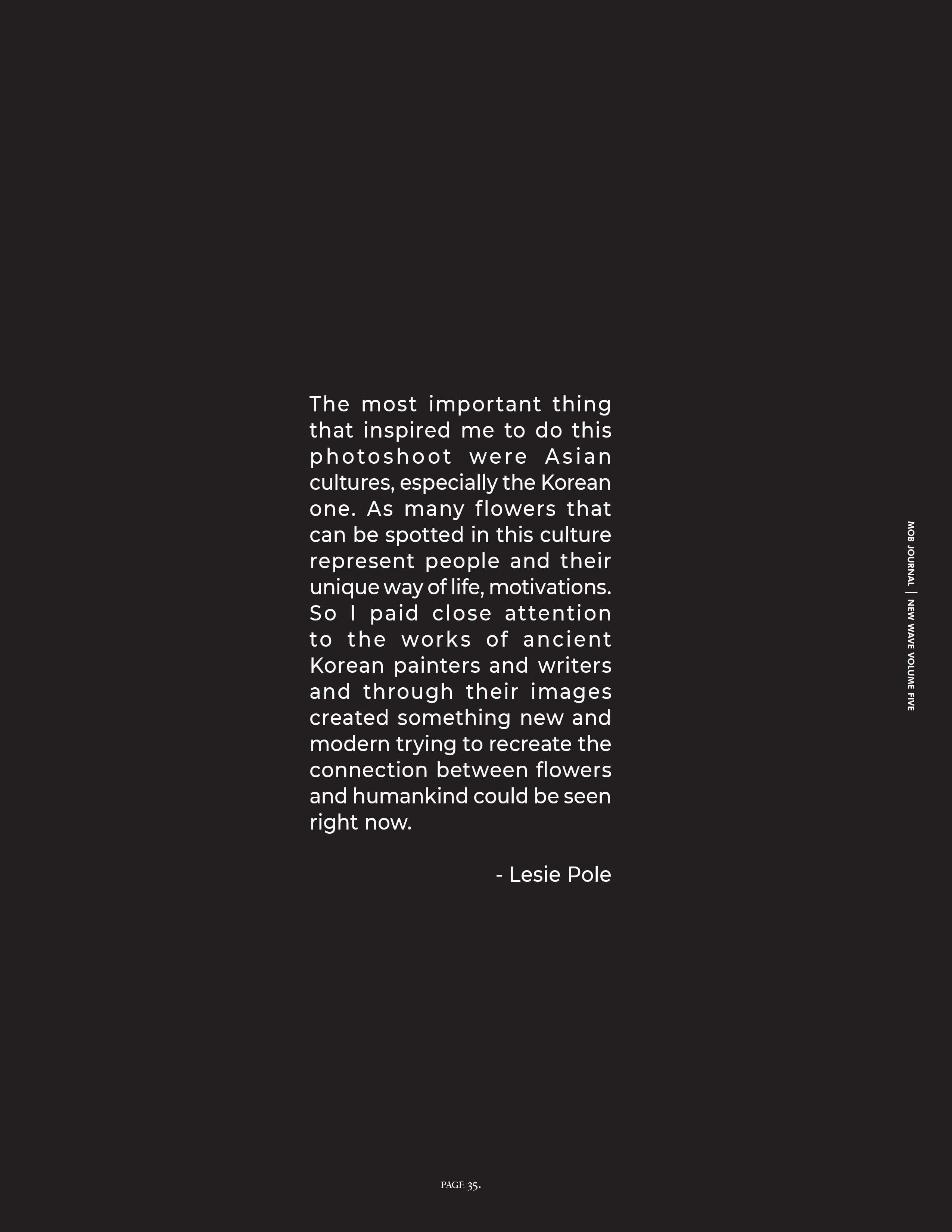 «Calla Lilly» Cover story for NEW WAVE Mag. Коммерческий и fashion-фотограф в Санкт-Петербурге Олеся Поле