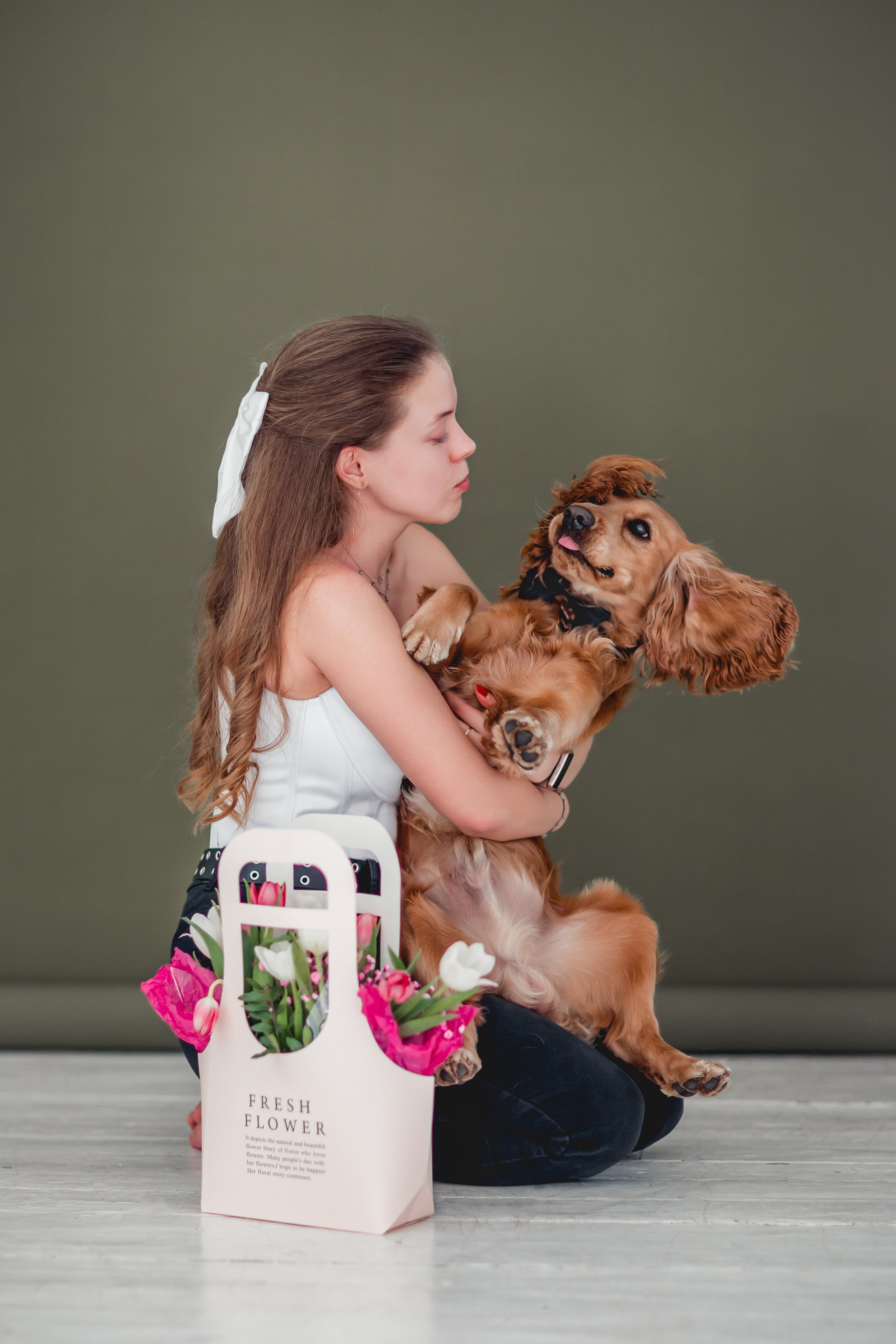 Лада и Барни. Семейный фотограф анималист Мария Крючкова