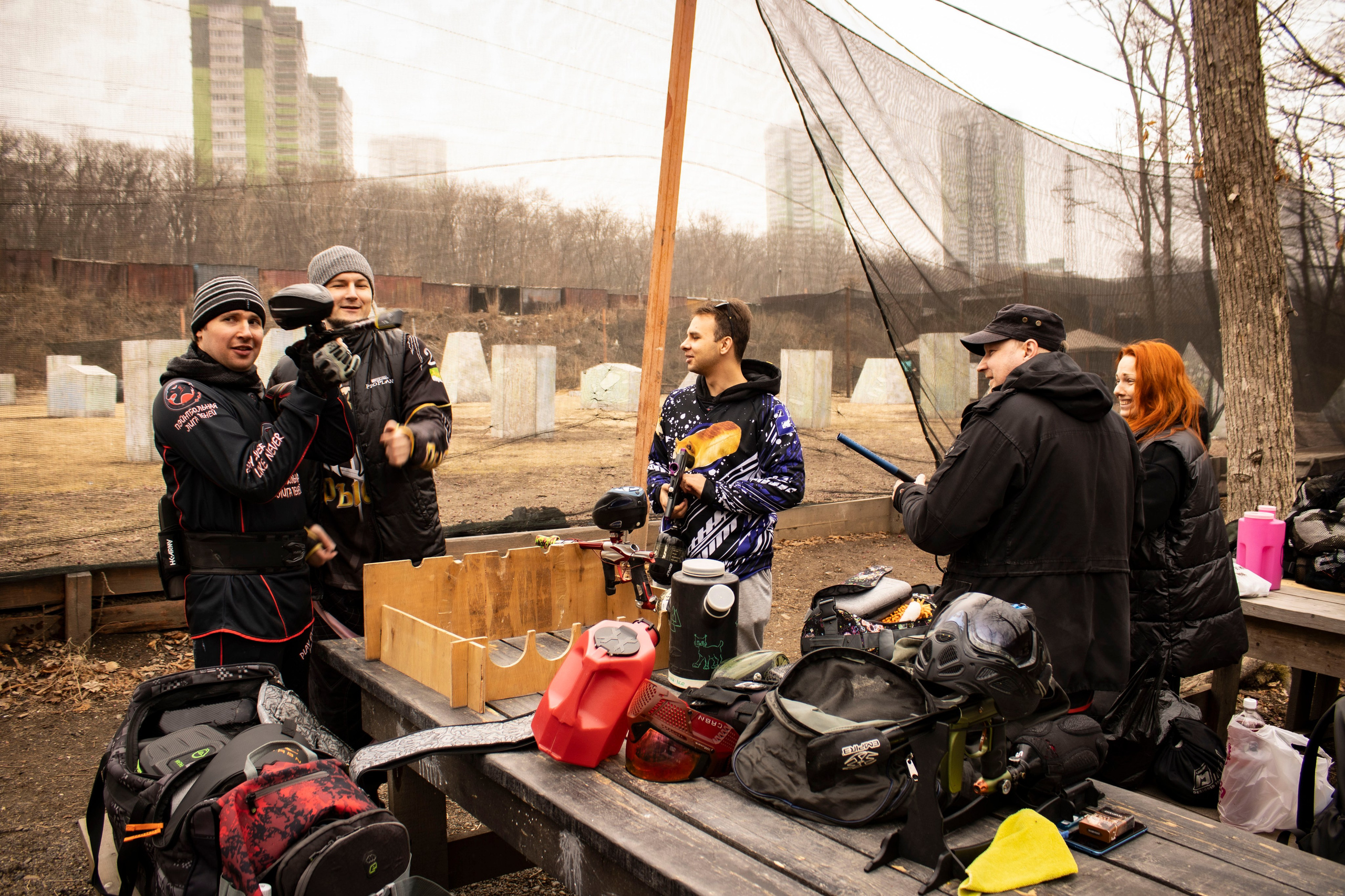 Турнир на кубок Федерации пейнтбола 6 апреля 2024 г. Фотограф г. Владивосток