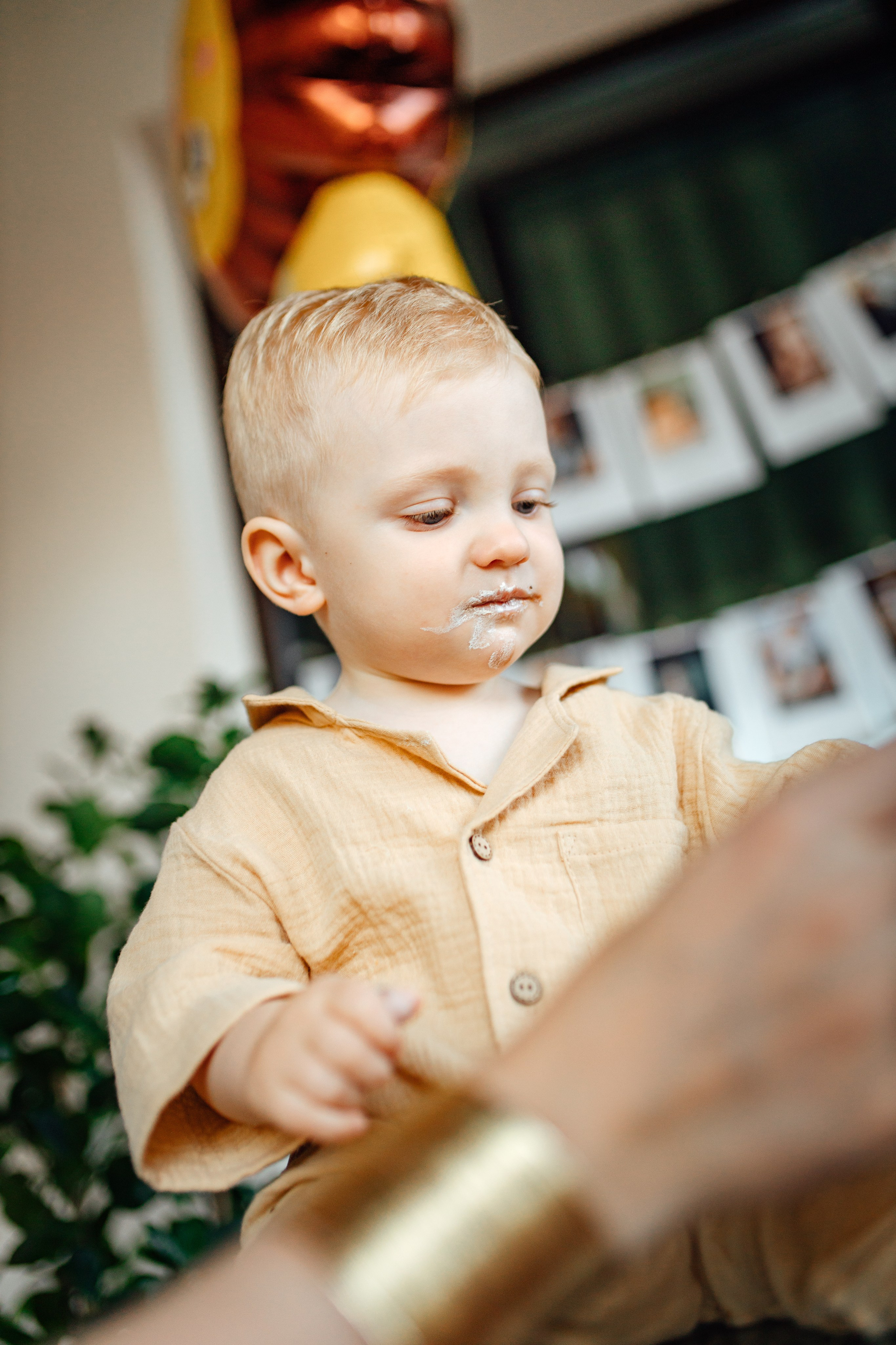 Максику 1 годик, отмечаем дома