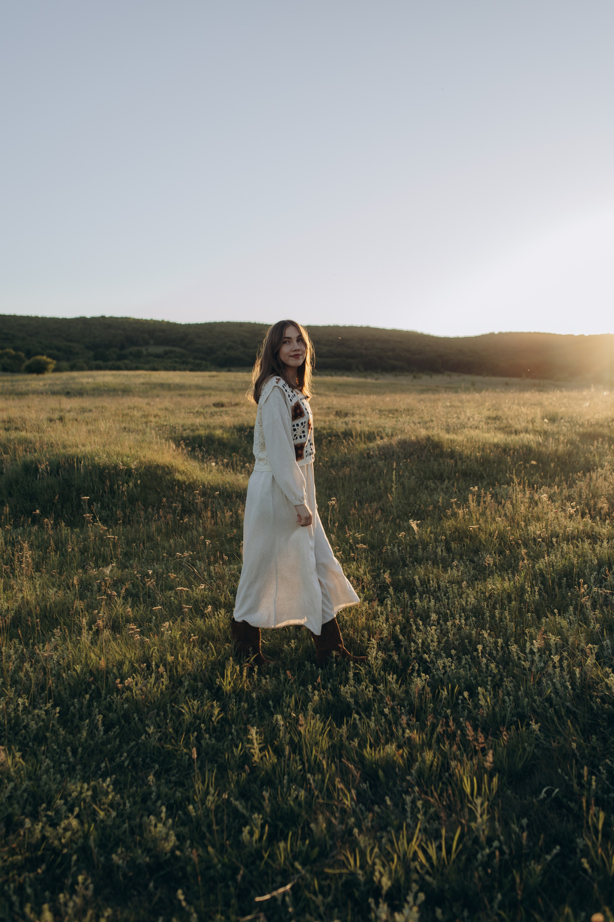 Съемки на природе. Виктория Белохвостикова