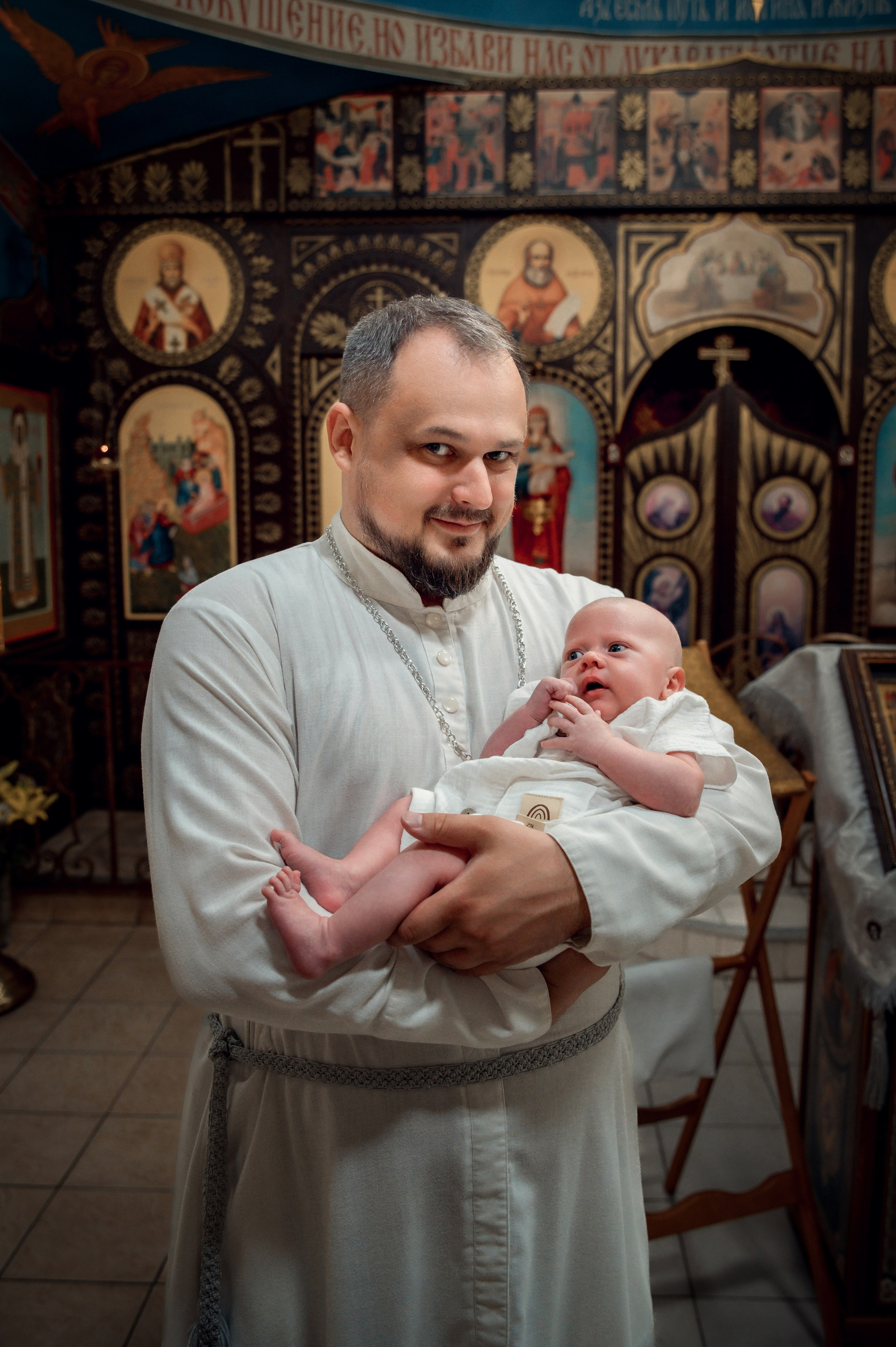 Таинство Крещения Филиппа, Храм святых Новомучеников и Исповедников Российских г. Волжский. Церковный, семейный и репортажный фотограф Волгоград, Волжский