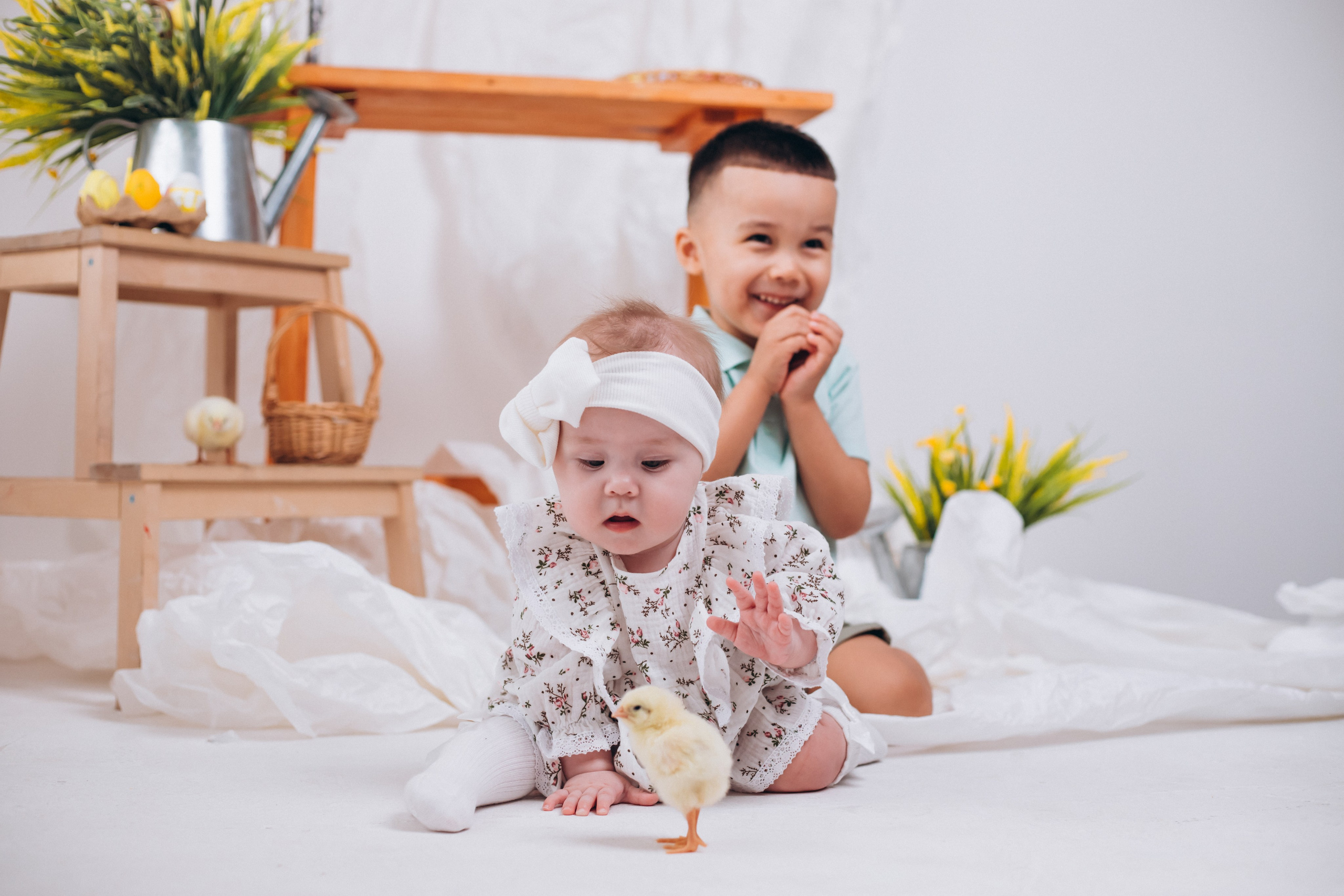 С цыплятами. Семейный фотограф Нижневартовск Тюмень Ефимова Ирина