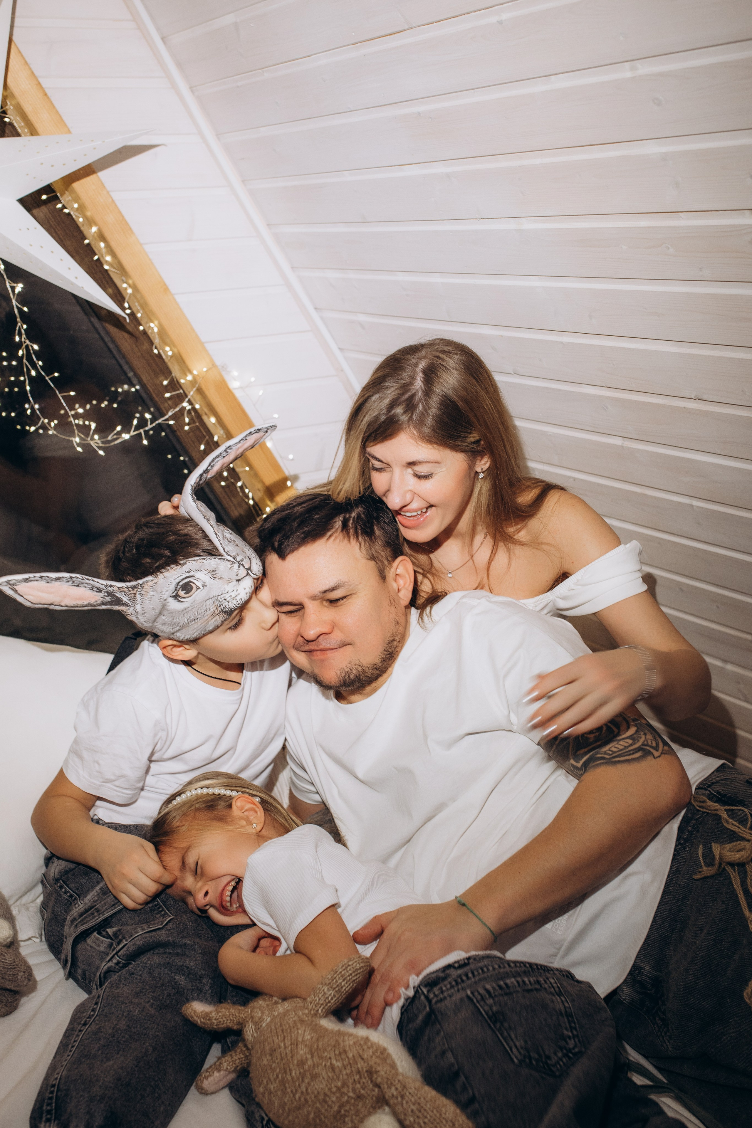 Лика, Саша и малыши. Семейный и домашний фотограф в Москве и МО Королева Валерия