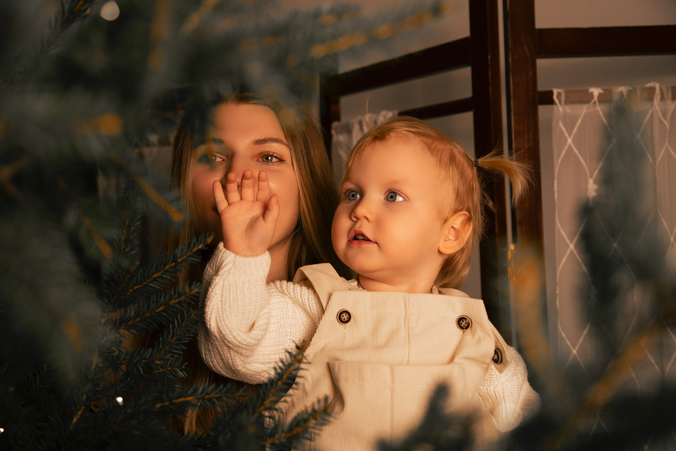 Новогодняя съёмка в фотостудии
