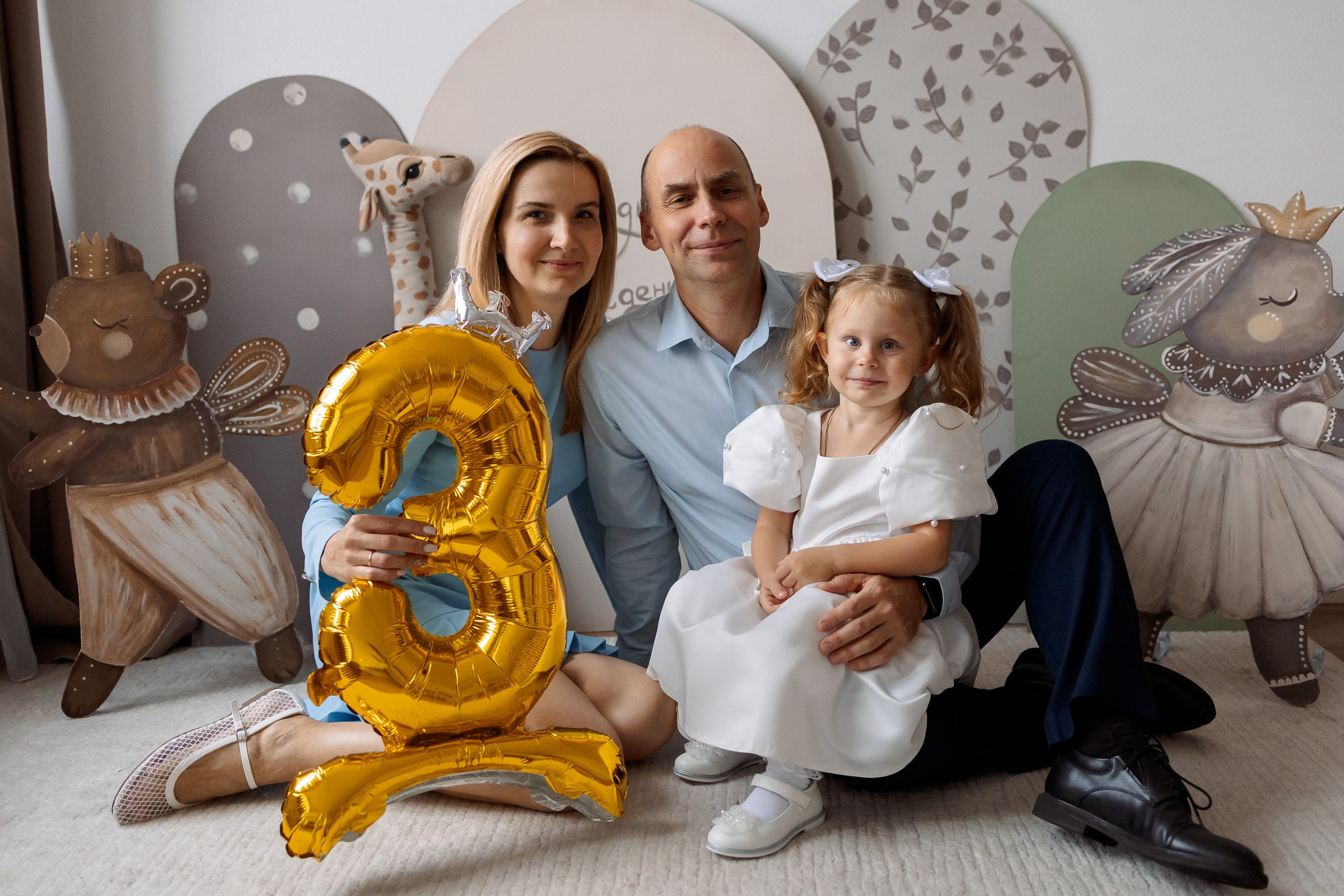 Насте 3 года. Семейный Фотограф в Москве Евгения Симоненко