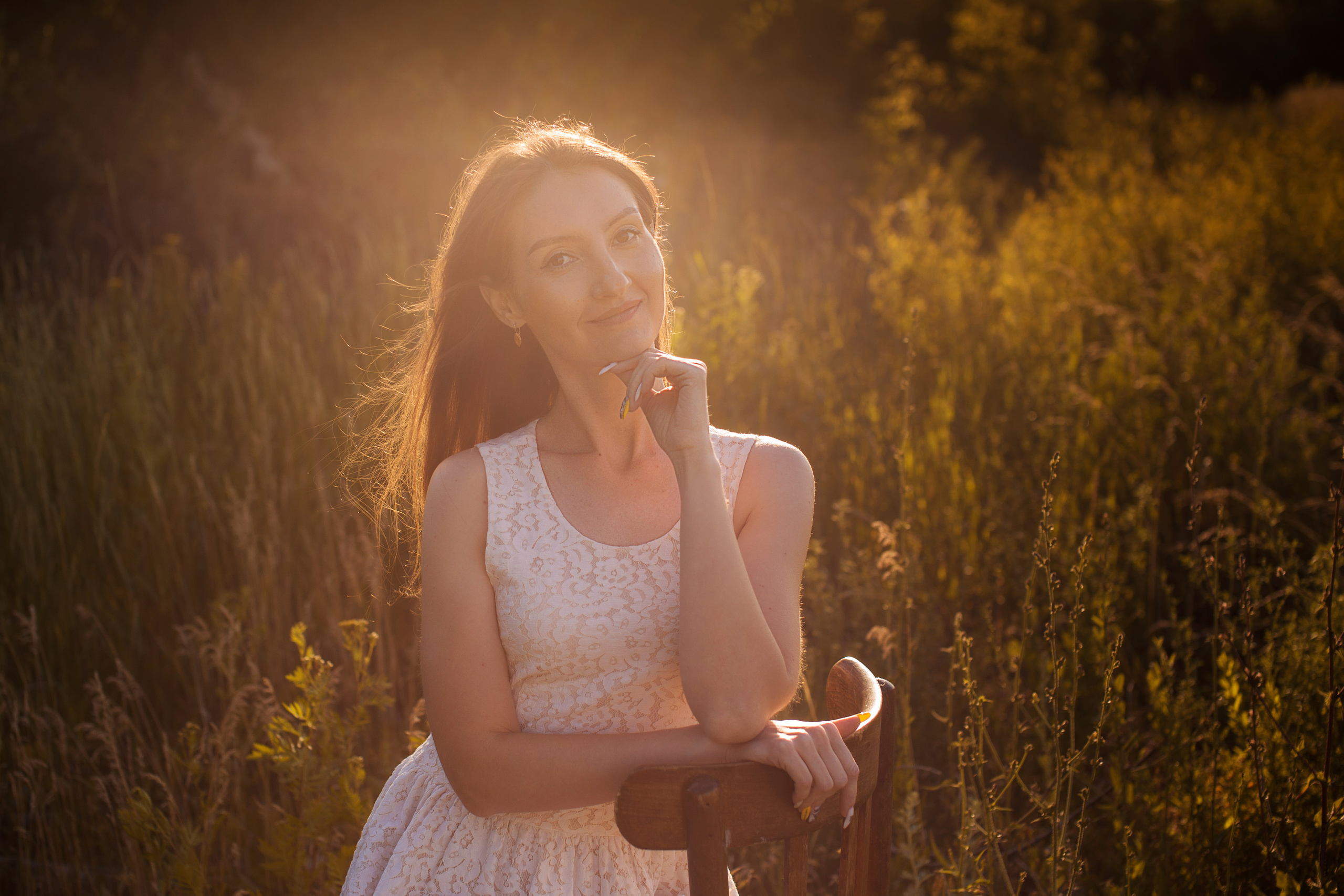 Надюша в полях. Фотограф в Саратове Будимирова Ирина