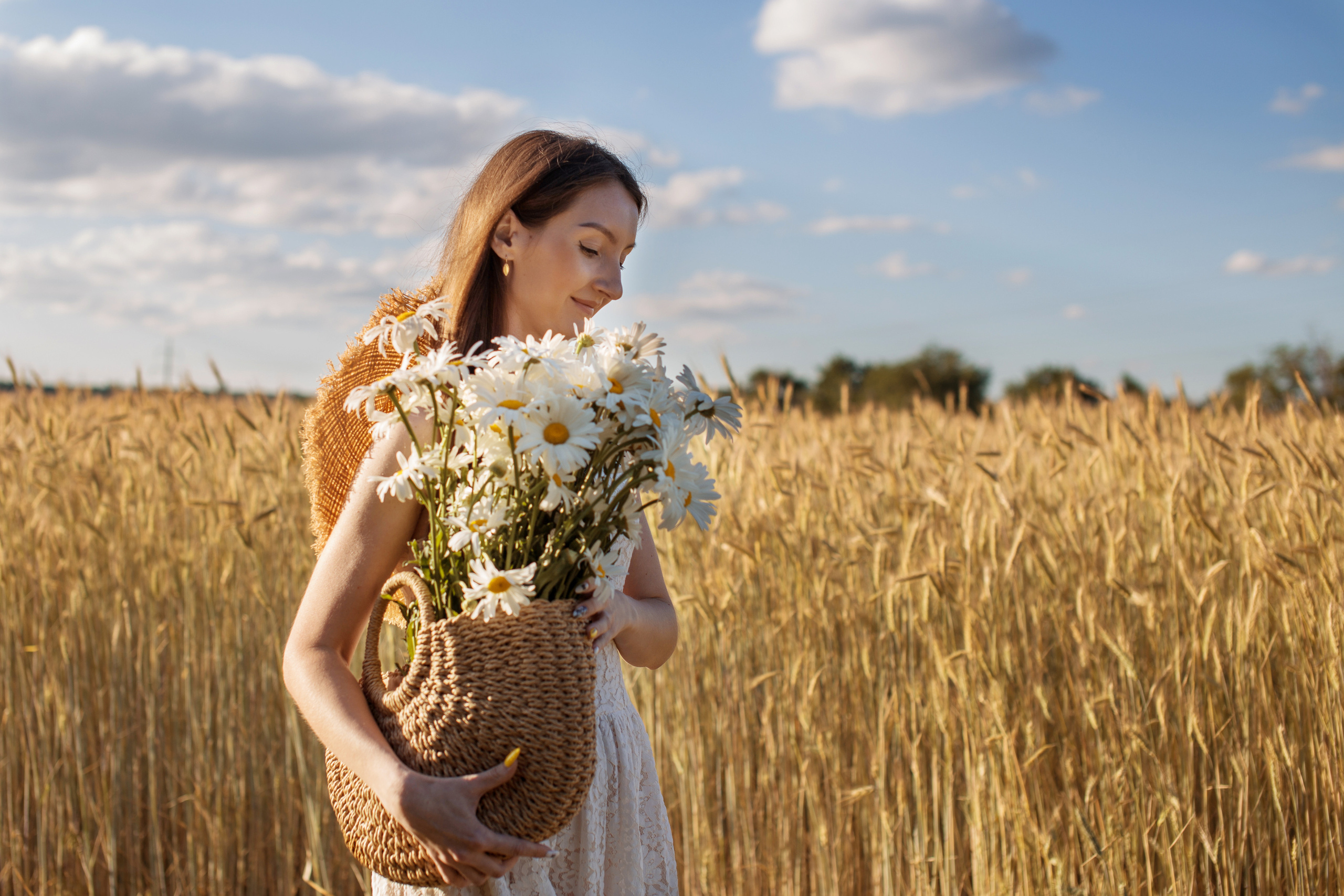 Надюша в полях. Фотограф в Саратове Будимирова Ирина