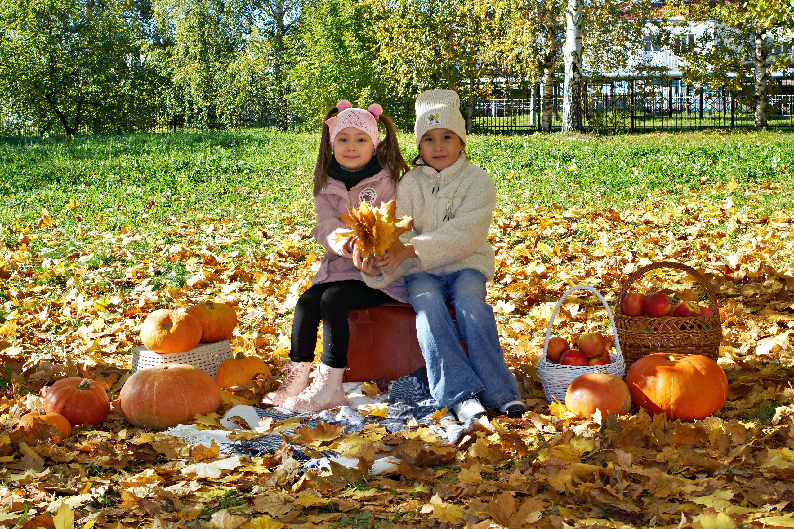 Осенняя фотосессия в детском саду г. Йошкар-Ола