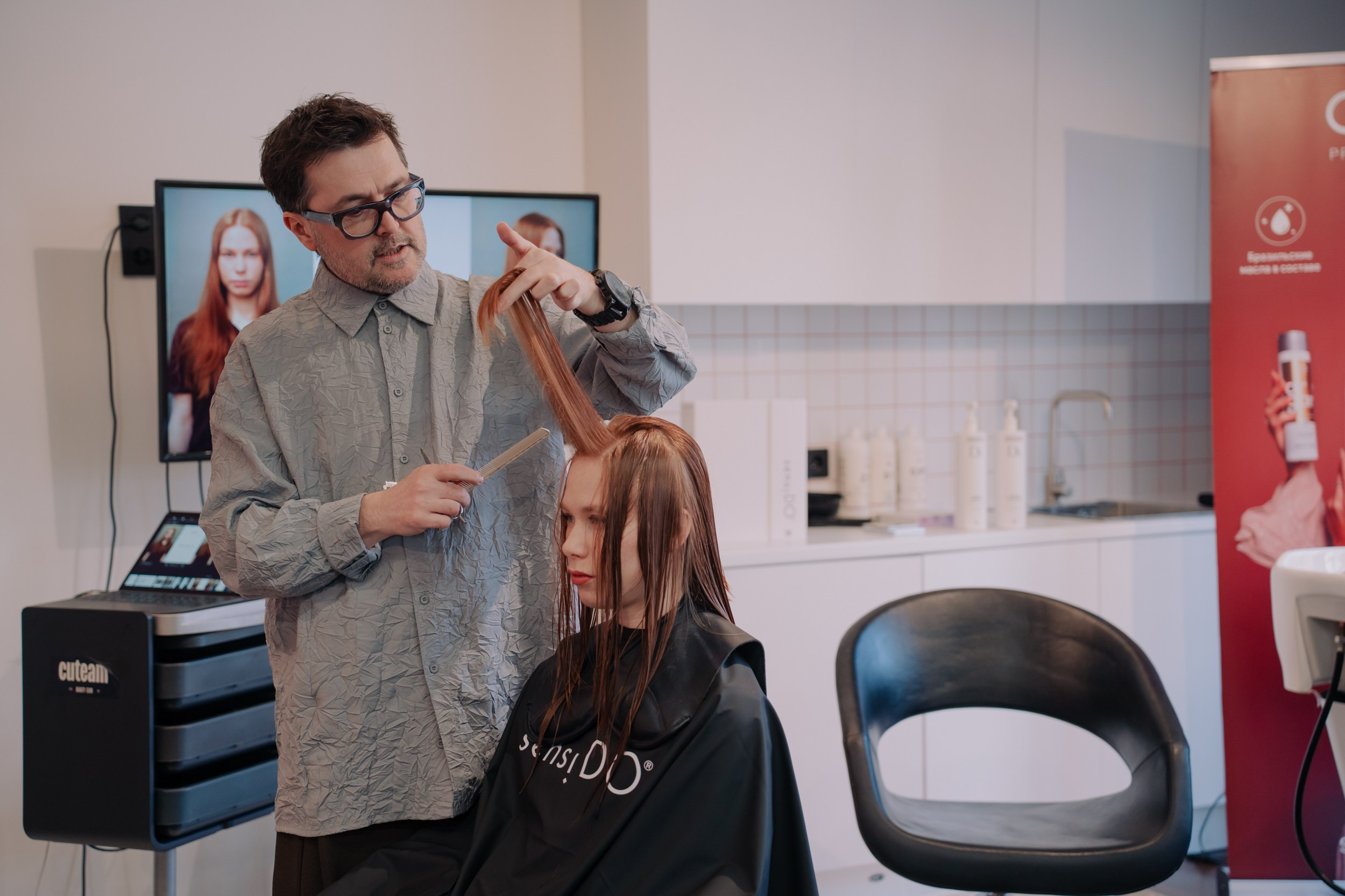 Мастер класс по стрижкам от Олега Курникова. Портретный и репортажный фотограф в Санкт-Петербурге Максим Пашков