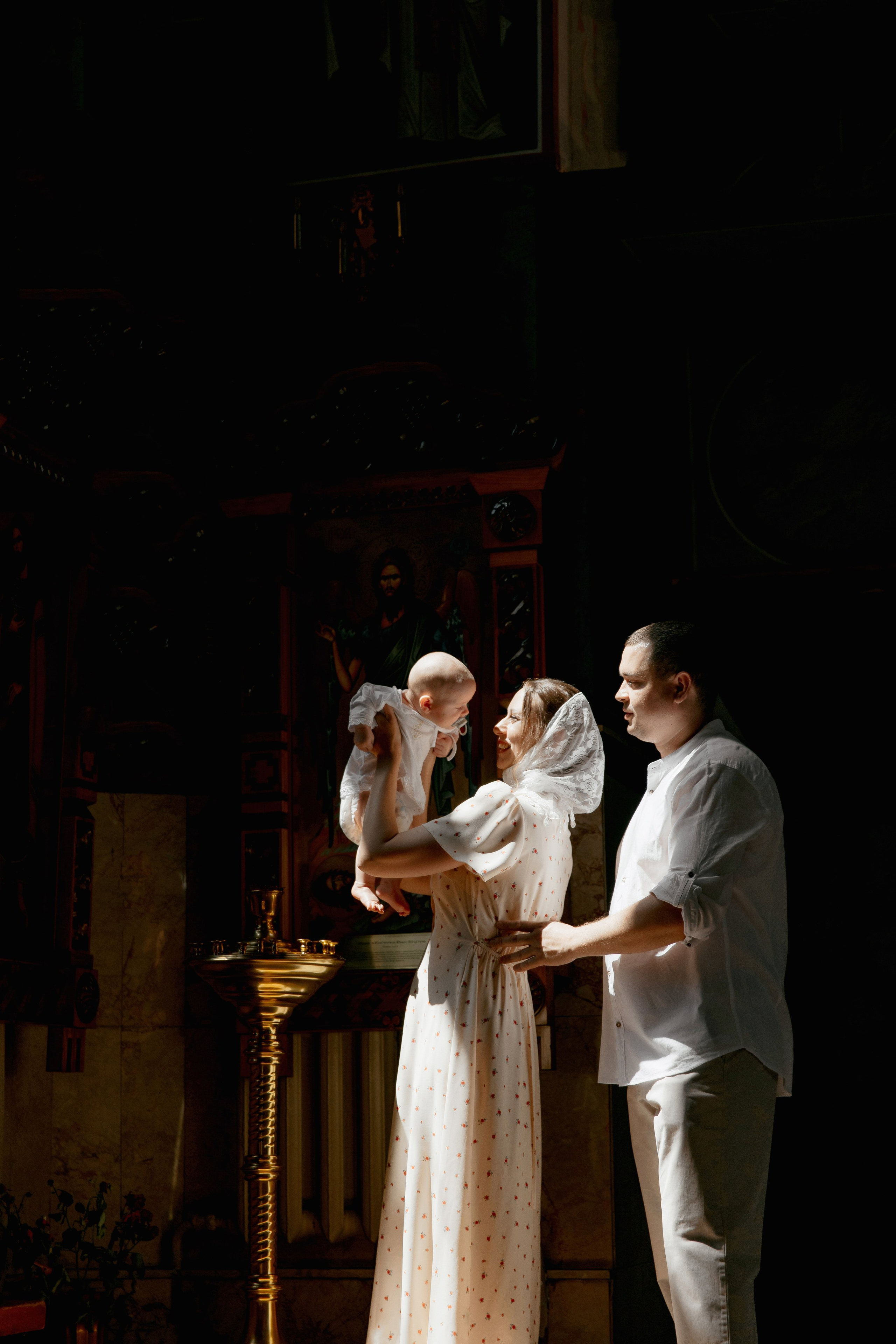 Таинство Крещения Михаила. Свадебный и Семейный Фотограф в Краснодаре