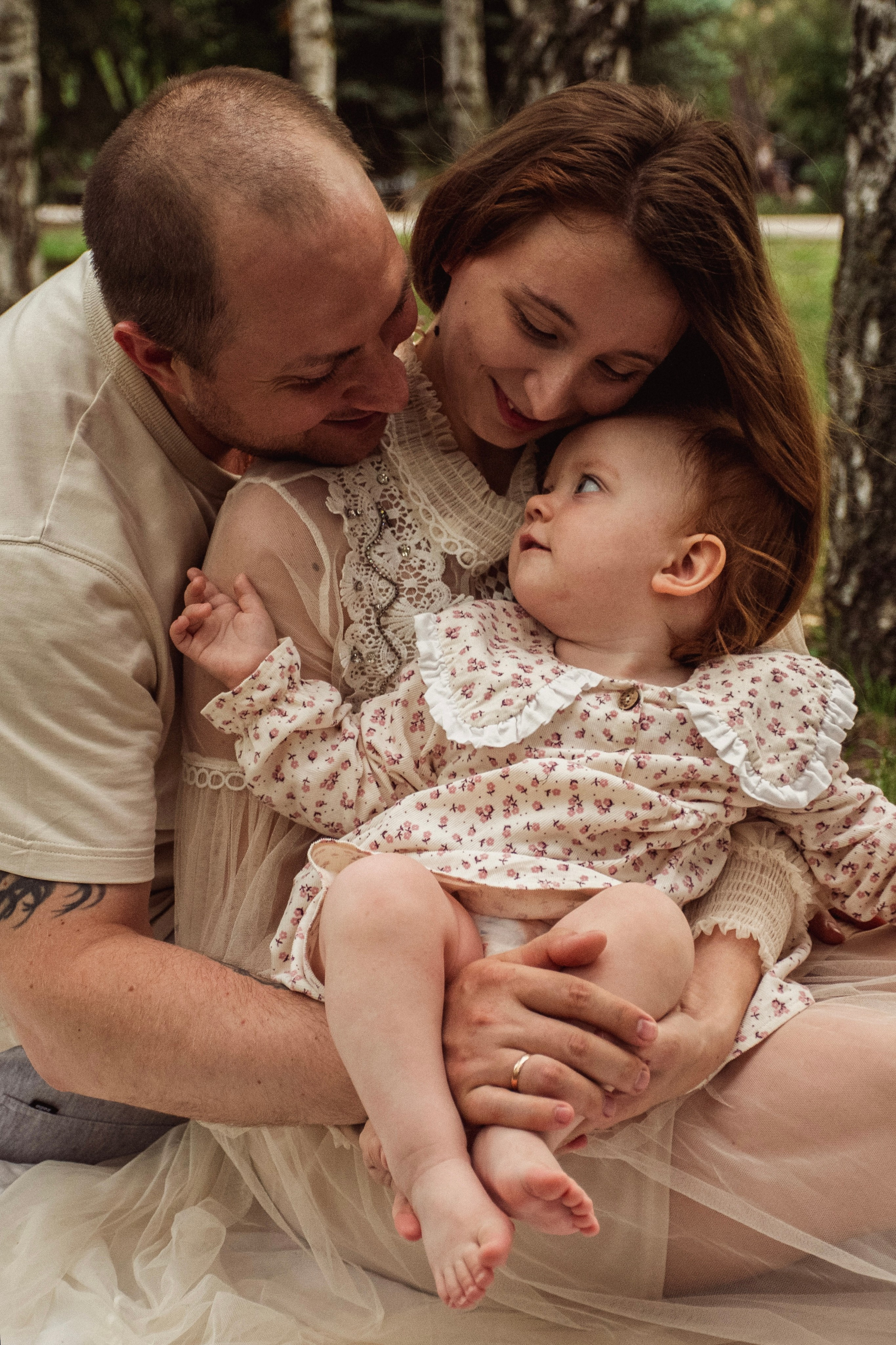Наталья, Алексей и дочурка Виктория. Анастасия — фотограф в Волжском и Волгограде