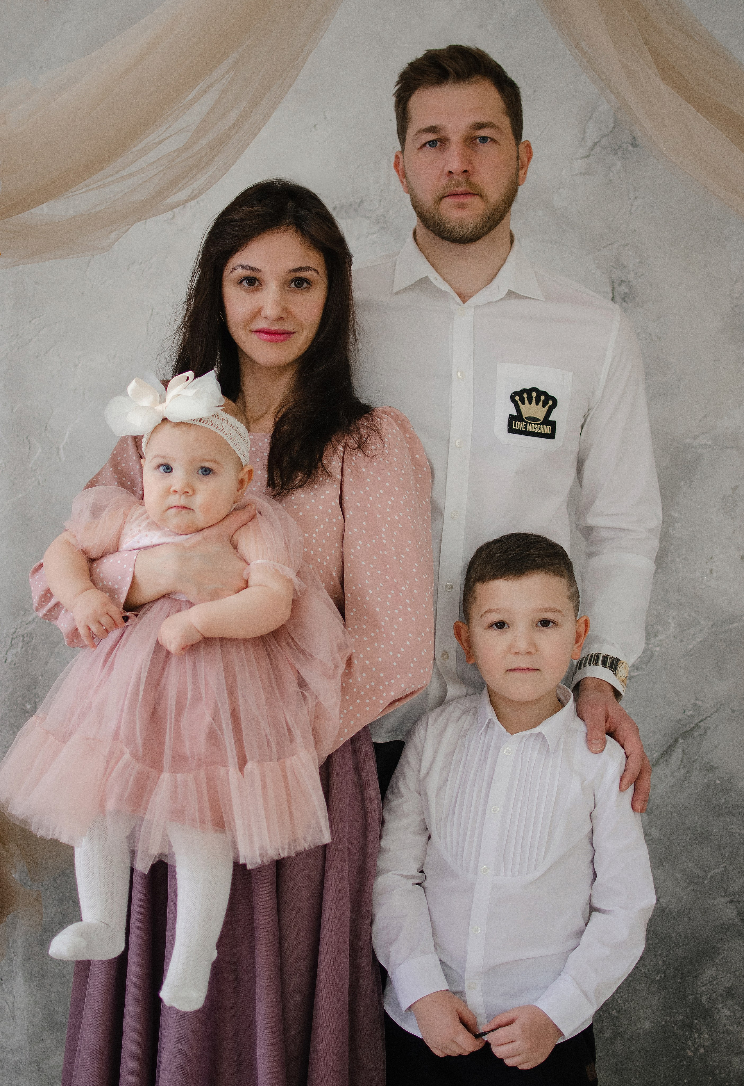 Семейная новогодняя фотосессия