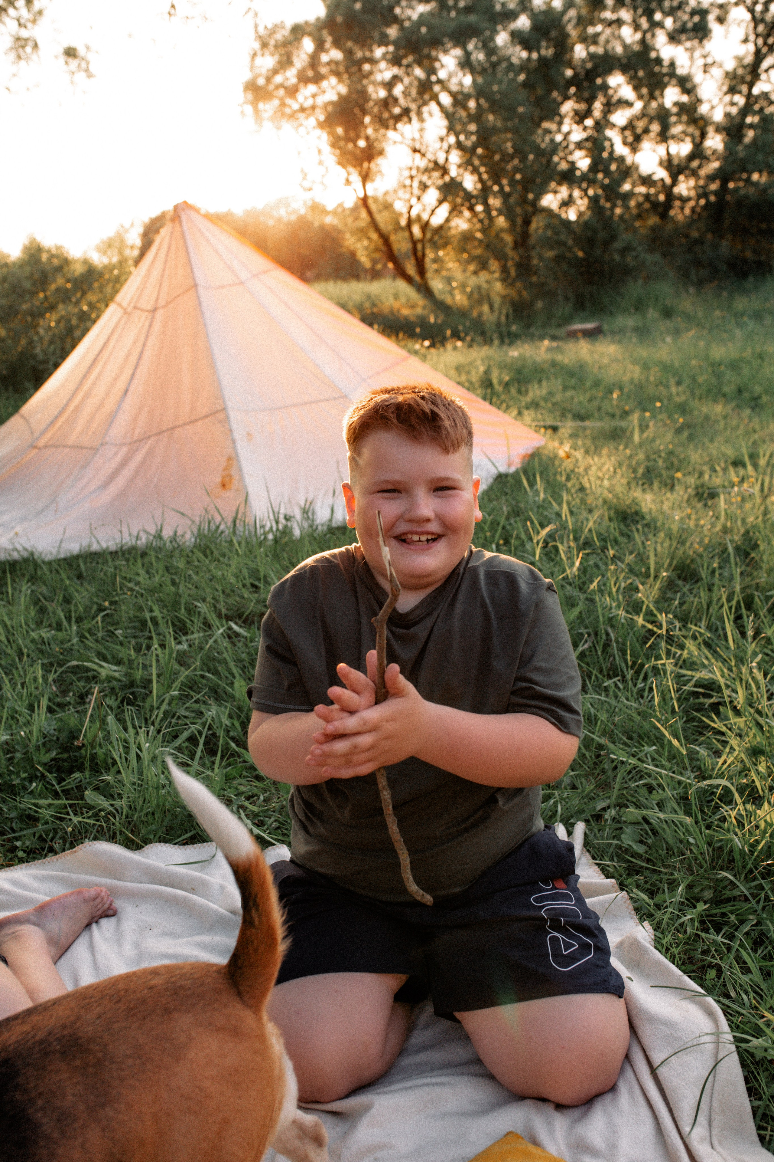 Ира с семьёй