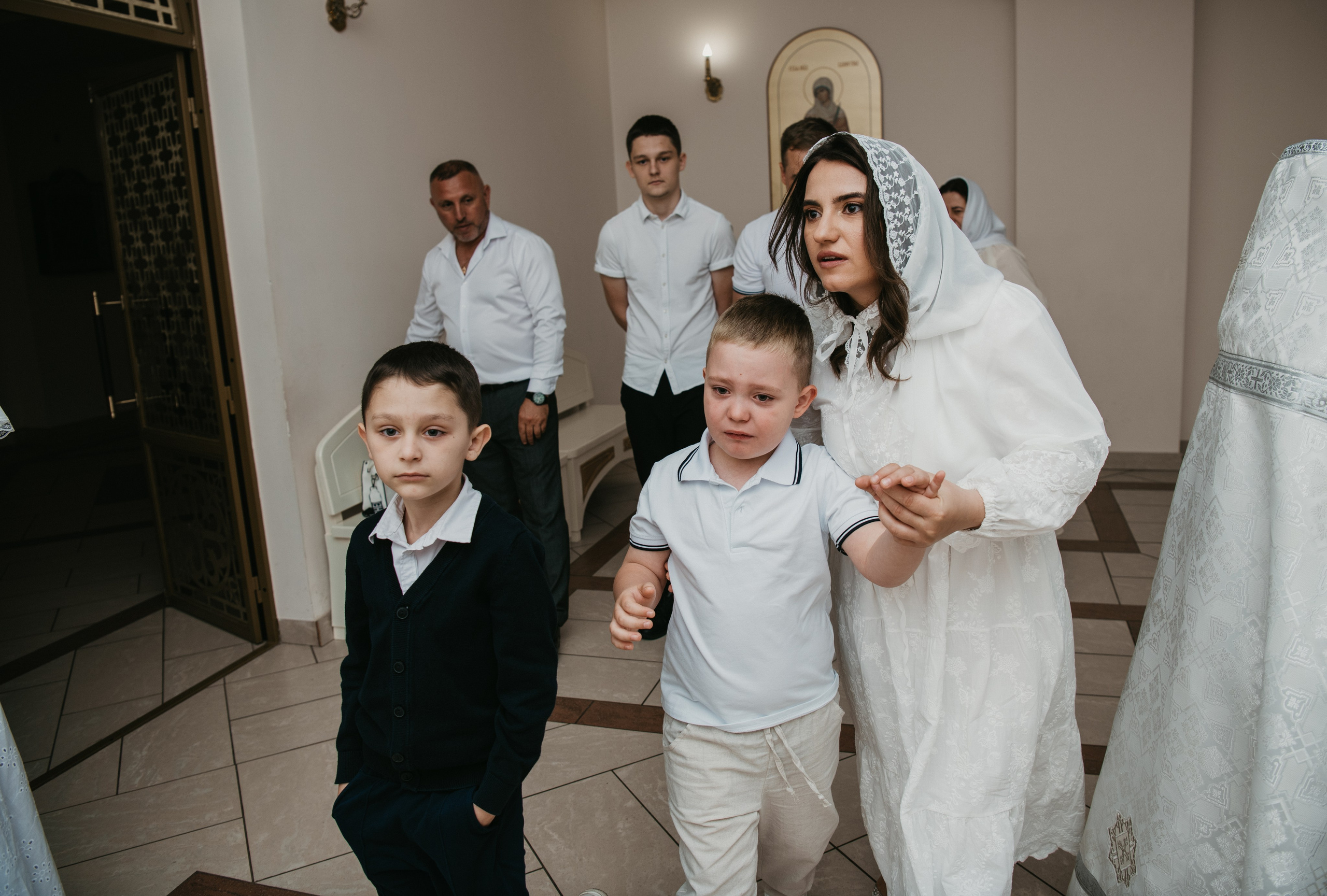 Крещение Евгения. Фотограф на выписку из роддома в Москве и МО