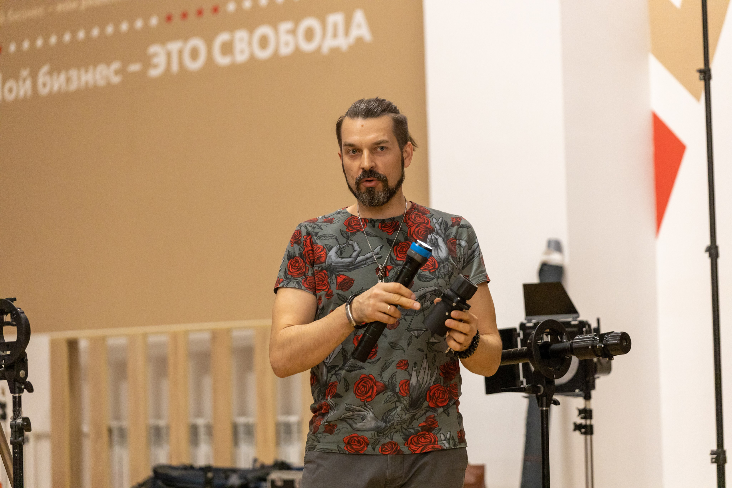 Репортаж для Мой Бизнес — Мастеркласс Павла Ребанда. Фотограф в Туле Крупский АнДРей. Фотостудия «КАДР71» в Туле