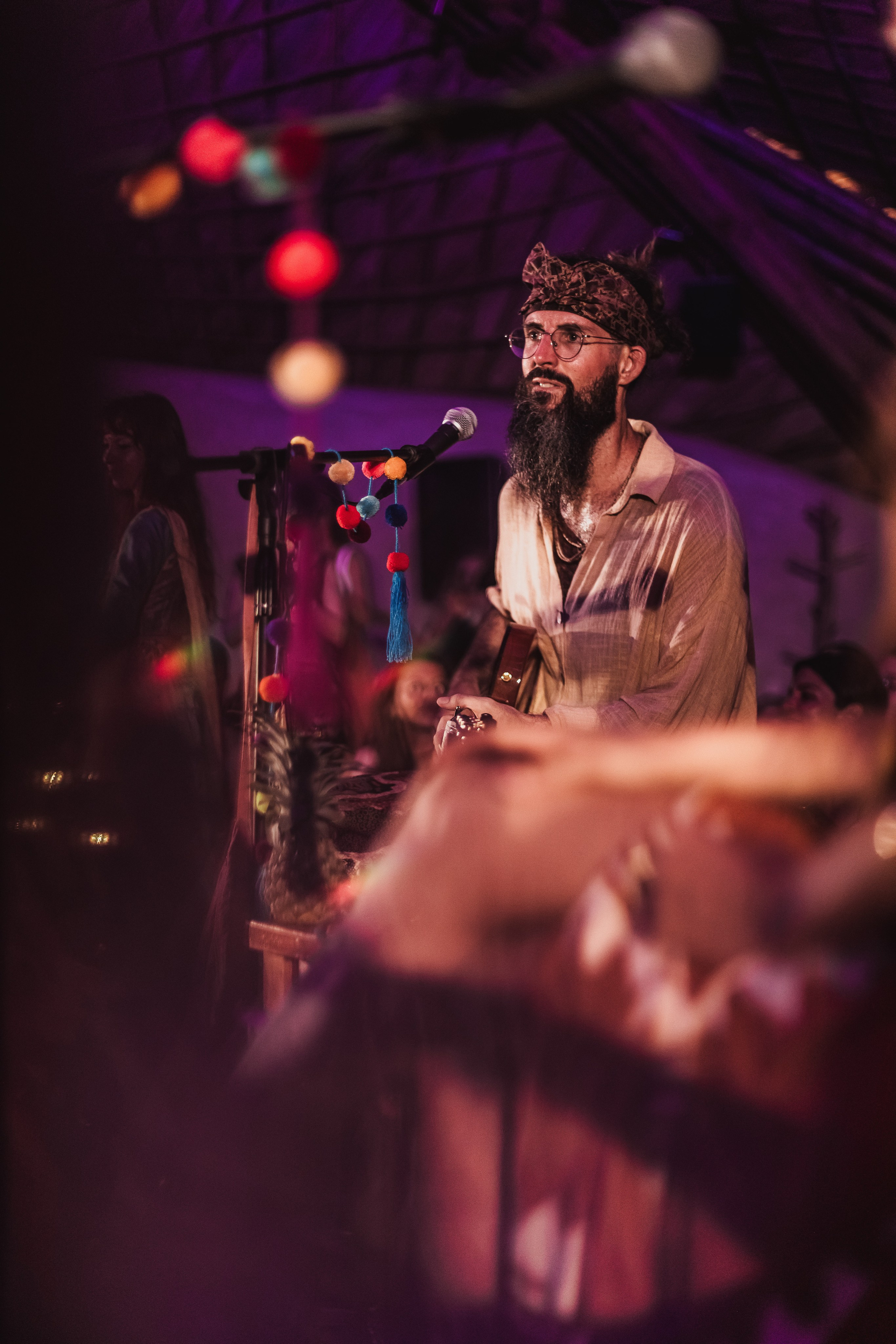 Hanuman Project kirtan at Alchemy april. Mariam Bagdasaryan