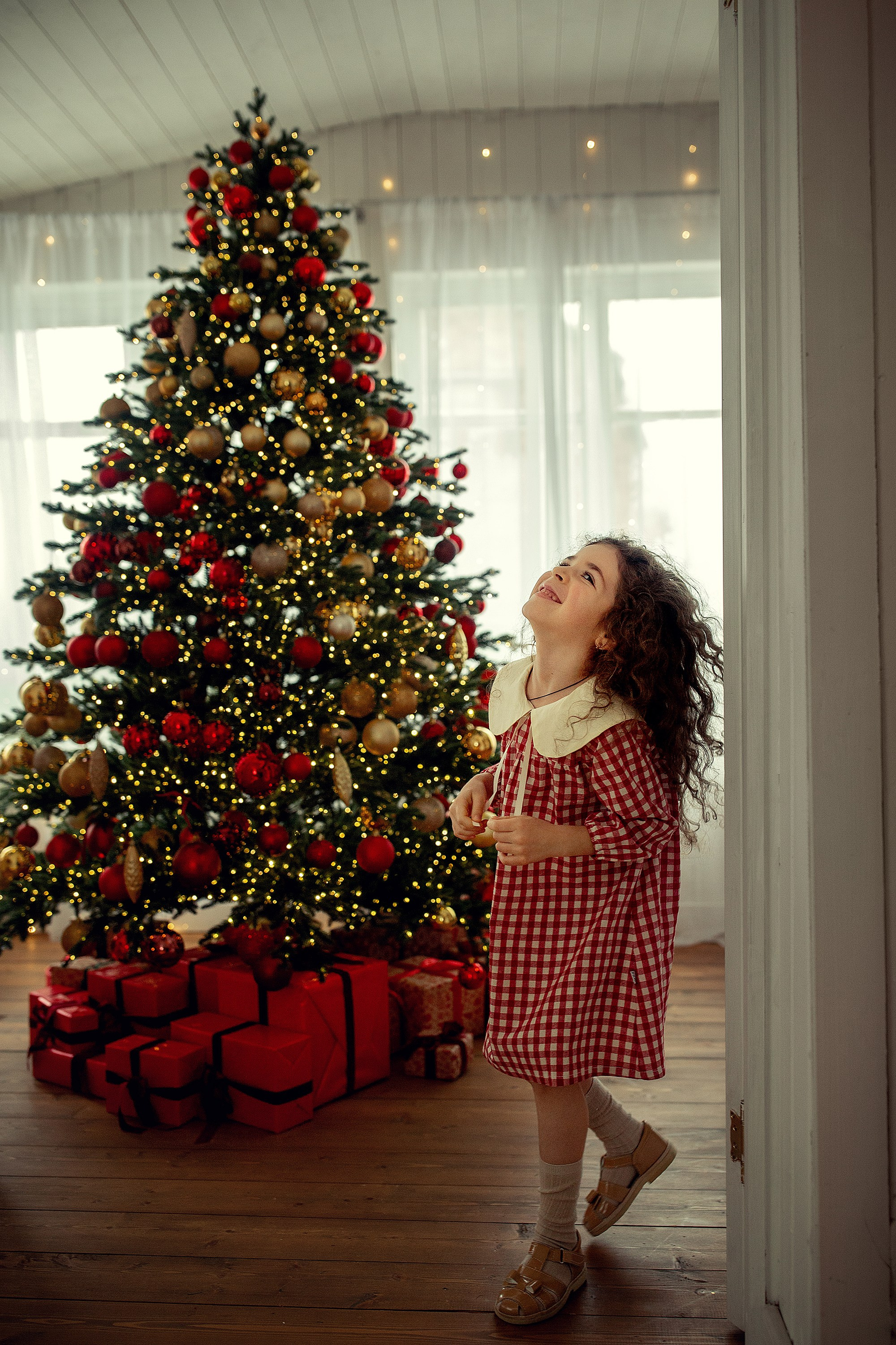 Очень уютная новогодняя съемка на даче. Tatyana Nadezhdina Family photographer