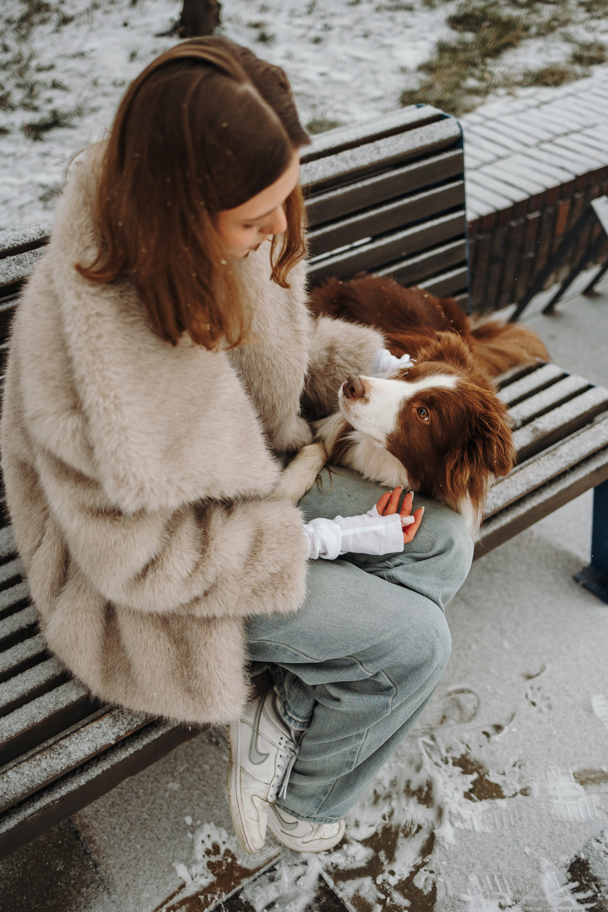 Маша и Брауни. Фотограф-анималист в Санкт-Петербурге Алина Яхонт