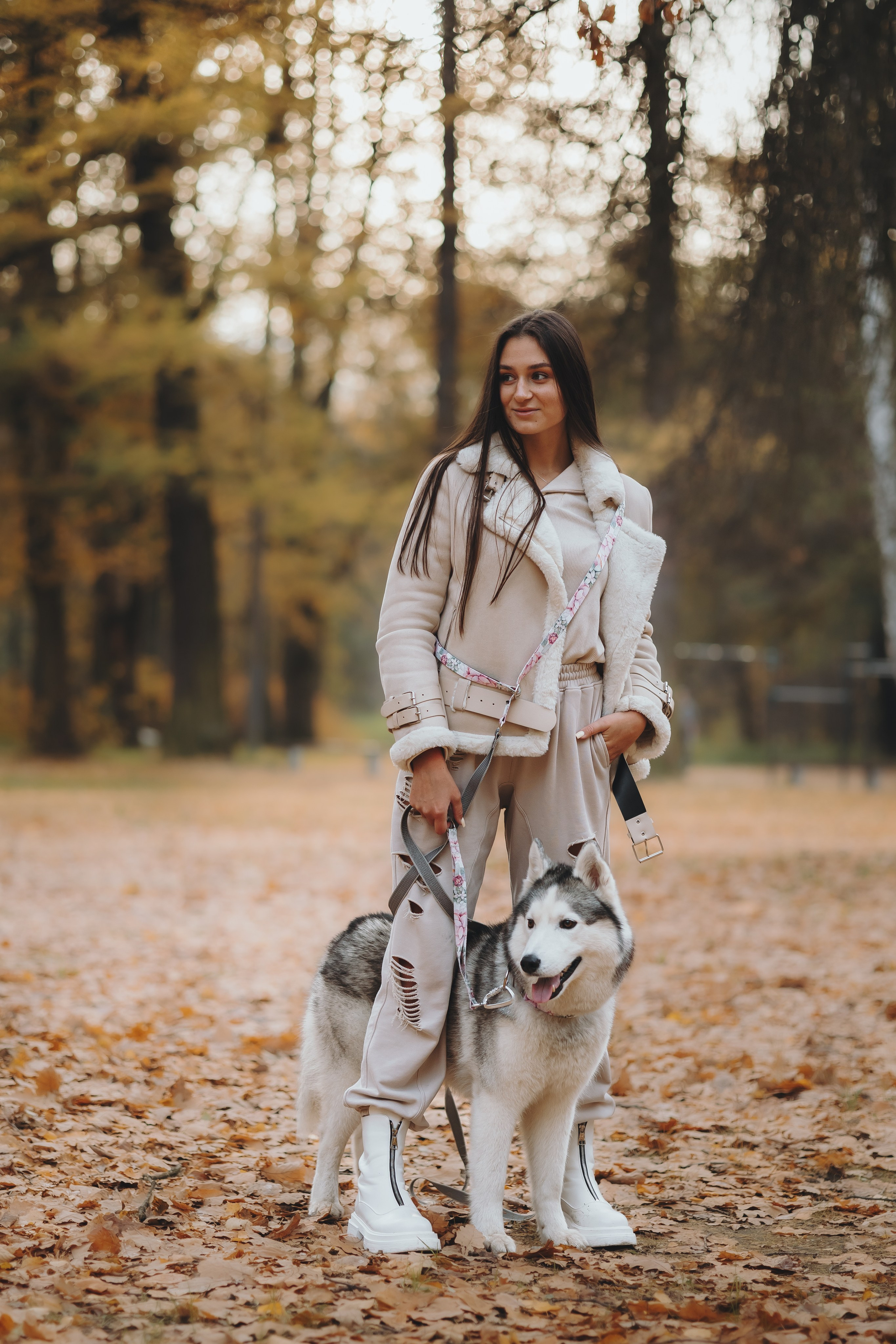 Настя и Айс. Фотограф-анималист в Санкт-Петербурге Алина Яхонт